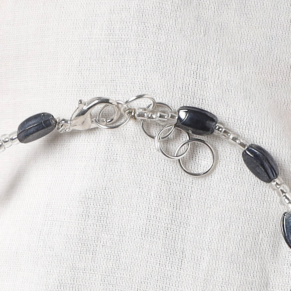 Grey - Handcrafted Stone Work GS Anklet 02 - Image 4