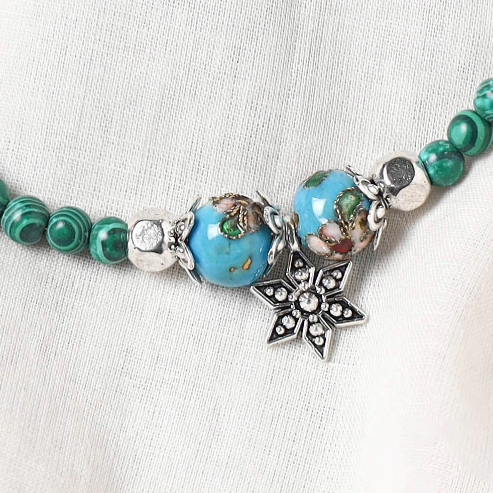 Multicolor - Handcrafted Stone Work GS Anklet 03 - Image 3
