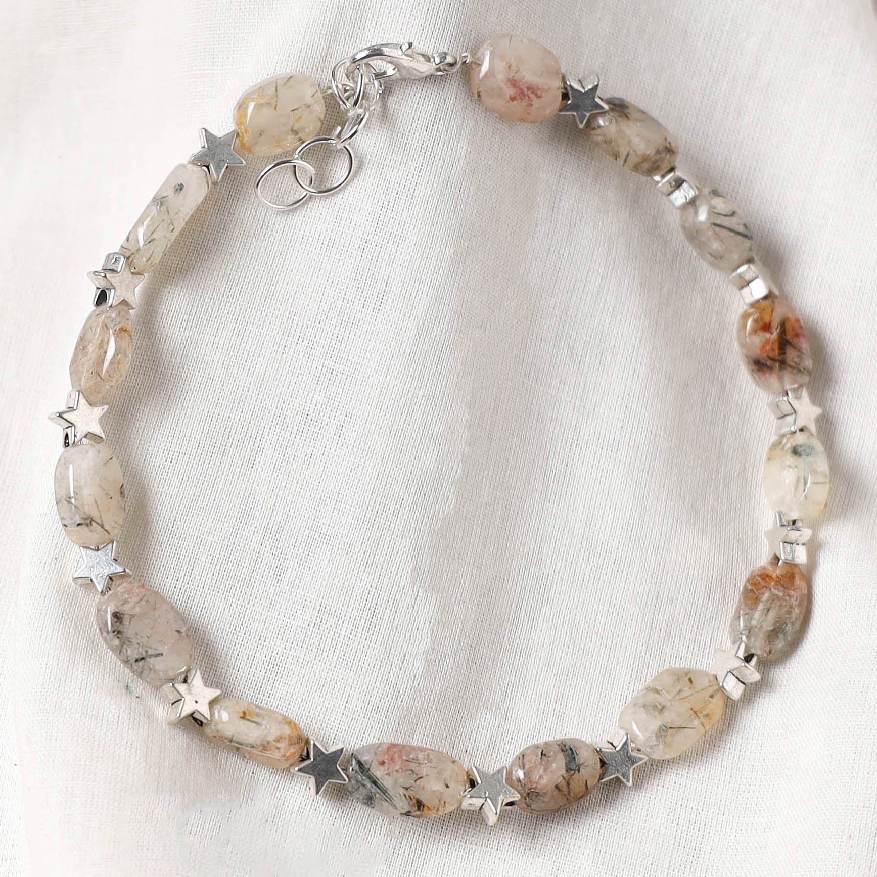 Brown - Handcrafted Stone Work GS Anklet 06 - Image 2