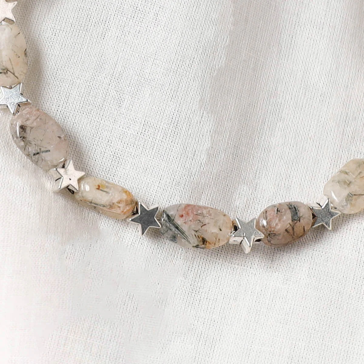 Brown - Handcrafted Stone Work GS Anklet 06 - Image 3