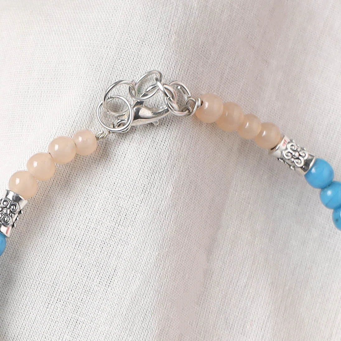 Multicolor - Handcrafted Stone Work GS Anklet 07 - Image 4
