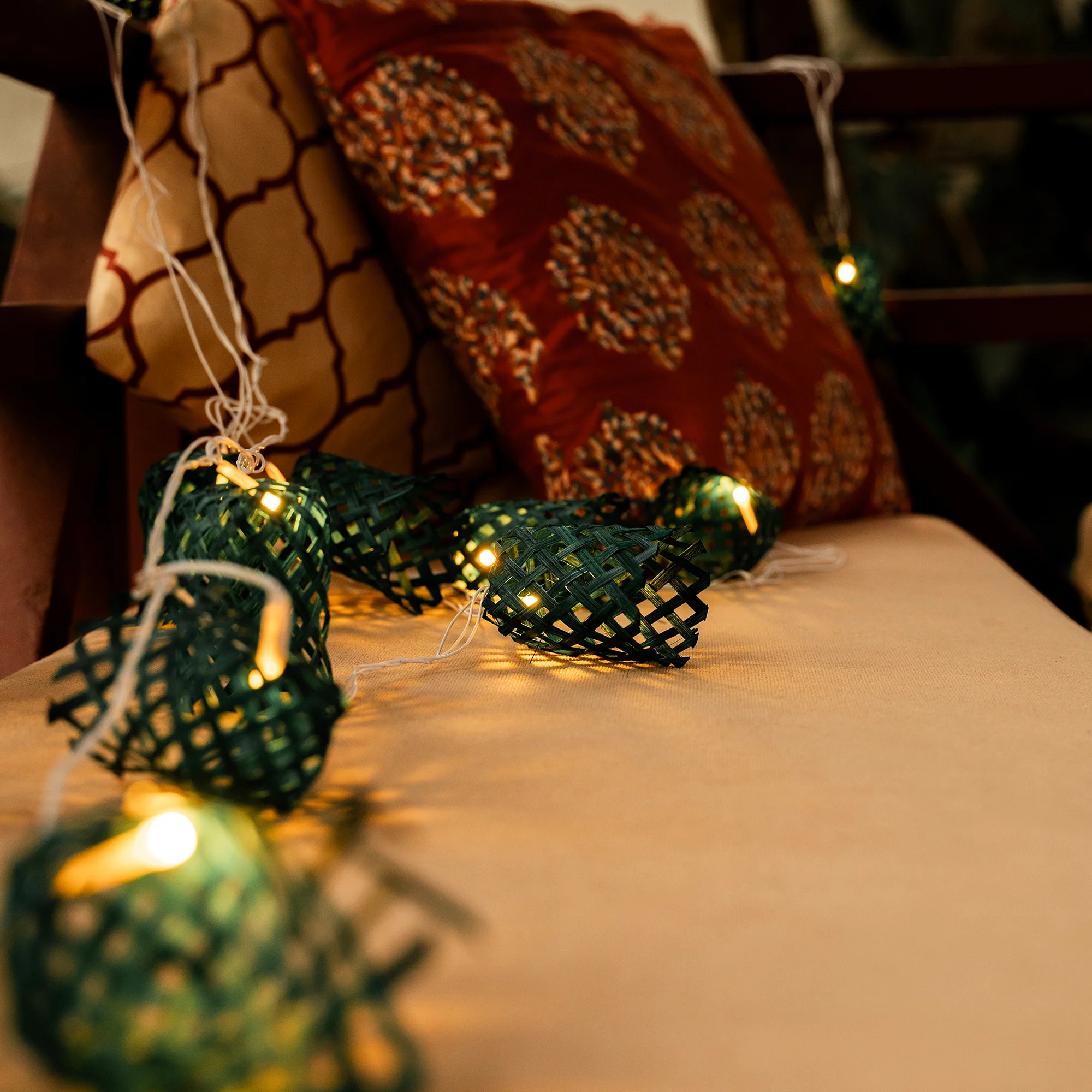 Handcrafted  Vine Bamboo String Light (3M) - Image 2