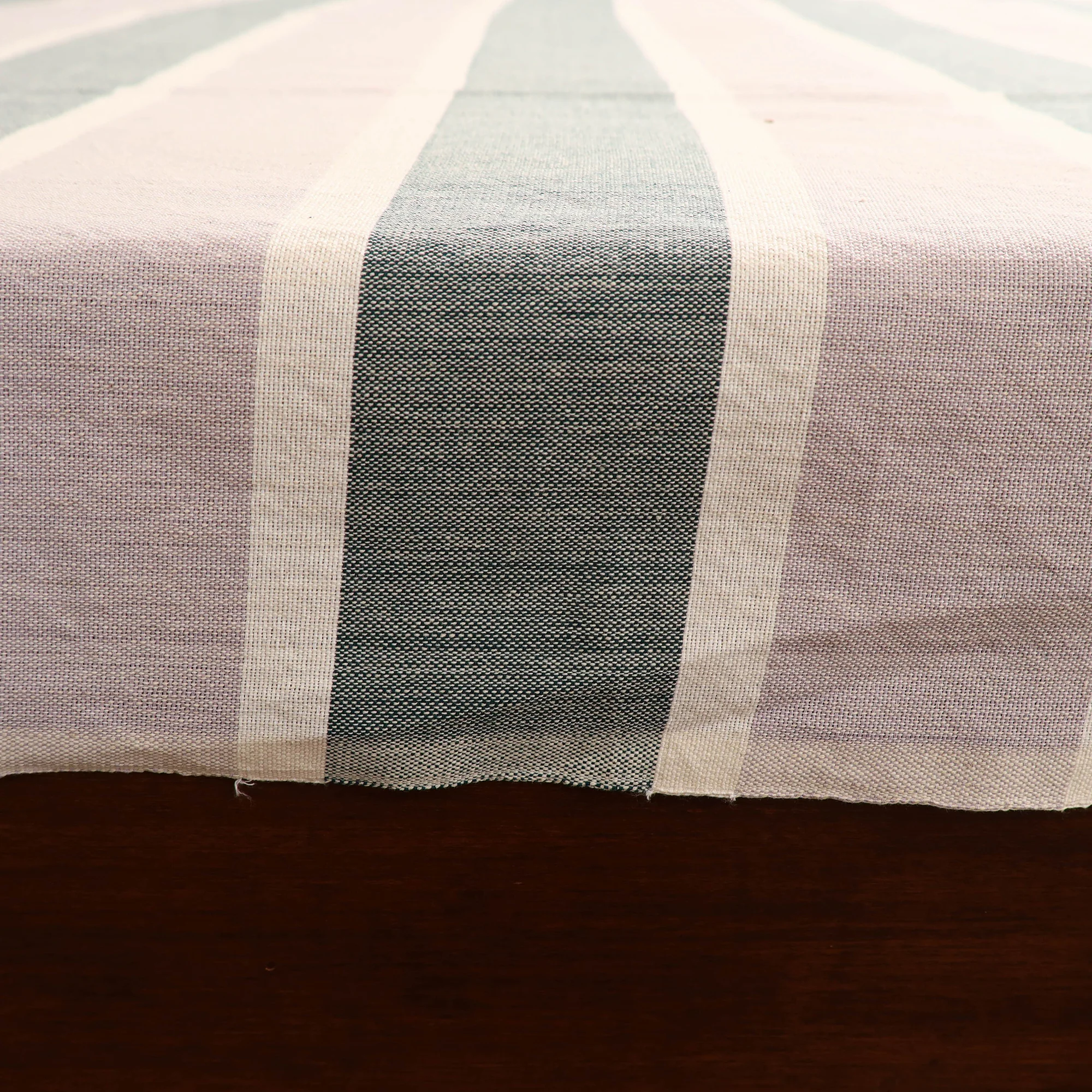 Handloom Cotton Double Bedsheet (108 x 90 in) 14 - Image 4