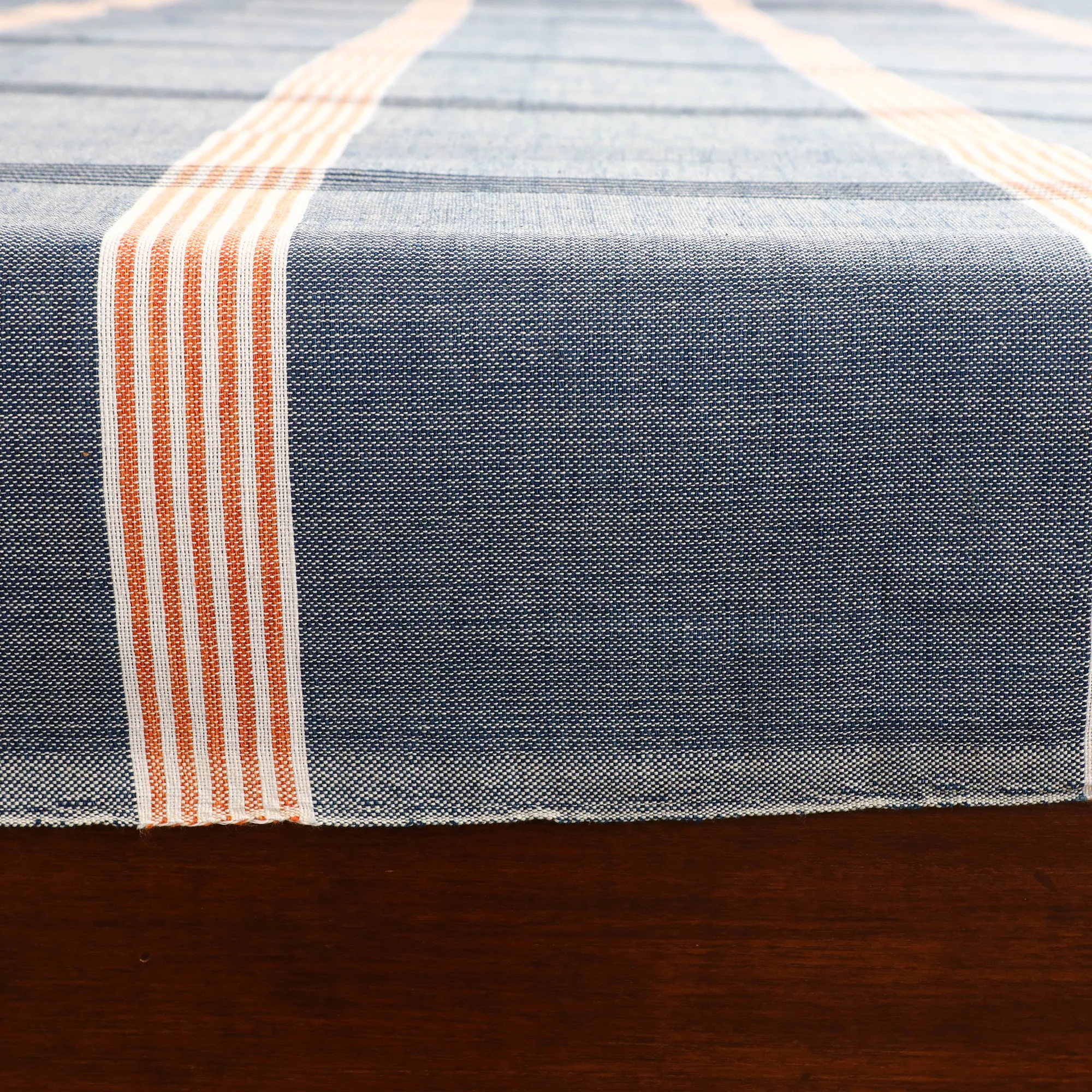 Handloom Cotton Double Bedsheet (108 x 90 in) 17 - Image 4