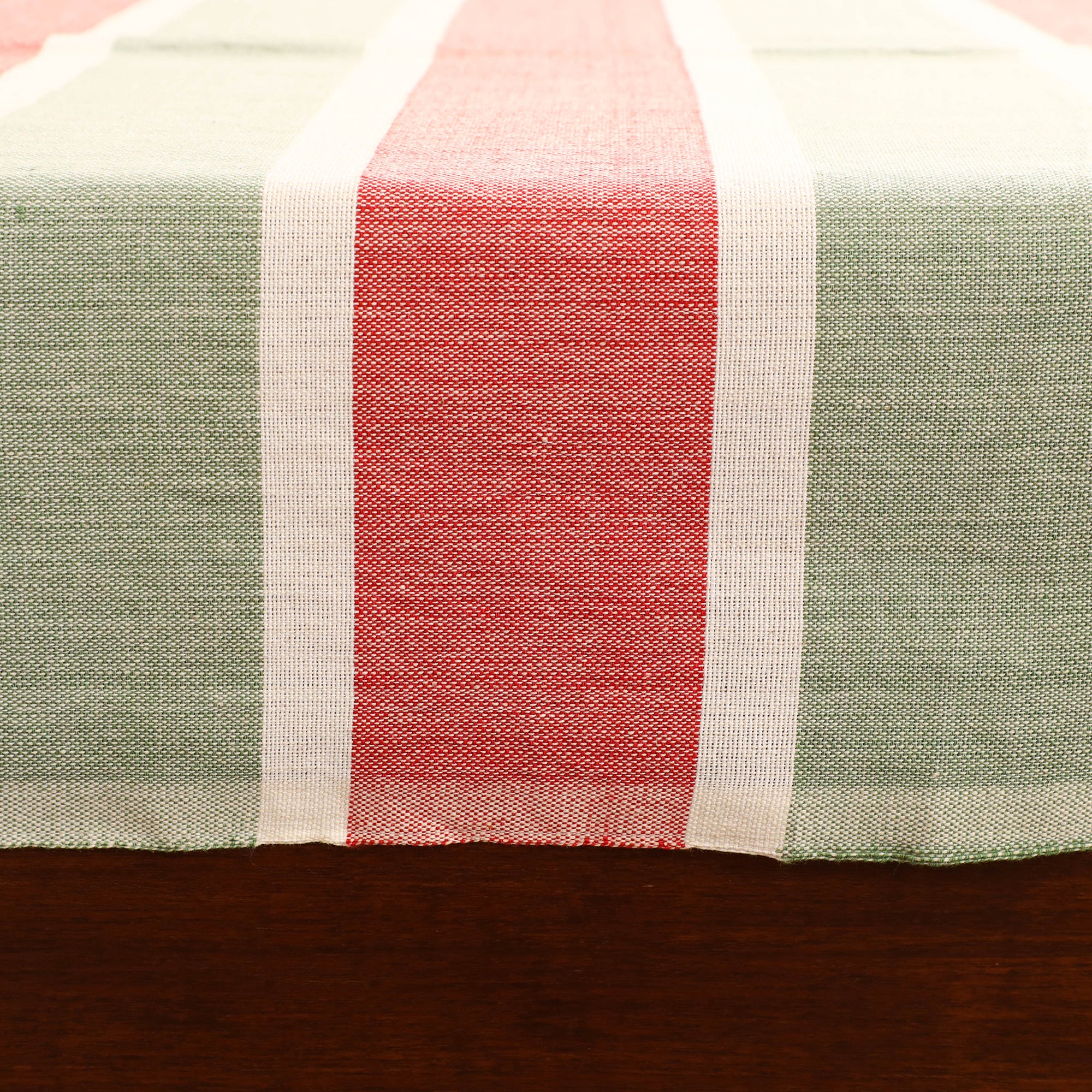 Handloom Cotton Double Bedsheet (108 x 90 in) 18 - Image 4