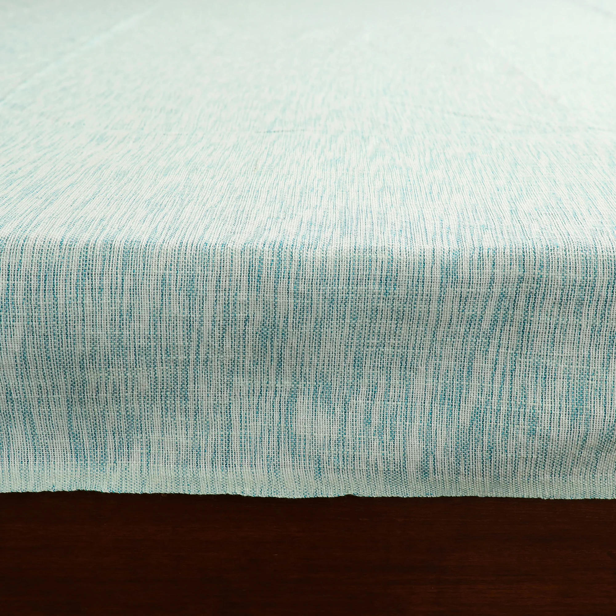 Handloom Cotton Double Bedsheet (108 x 90 in) 28 - Image 4