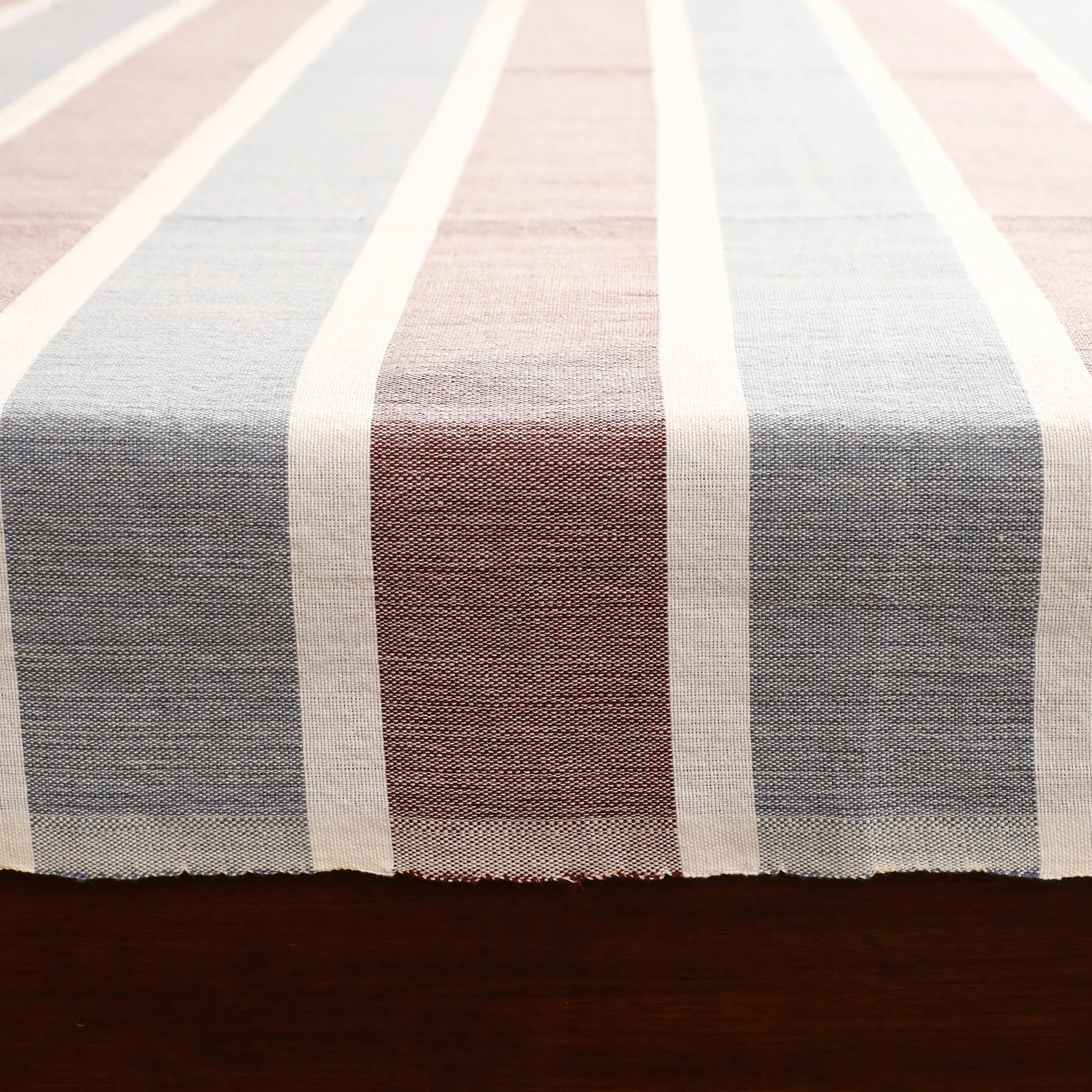 Handloom Cotton Double Bedsheet (108 x 90 in) 66 - Image 4