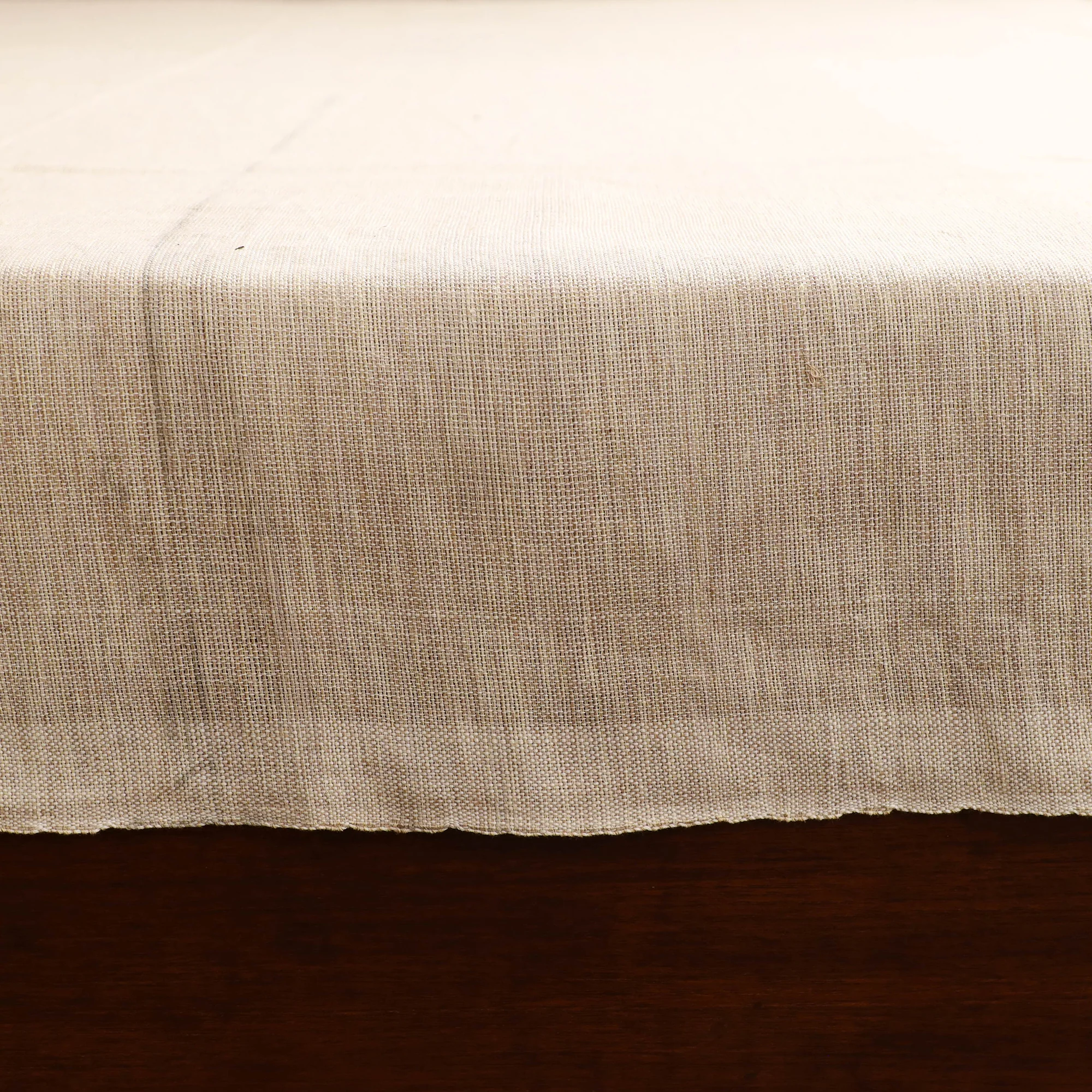 Handloom Cotton Double Bedsheet (108 x 90 in) 68 - Image 4