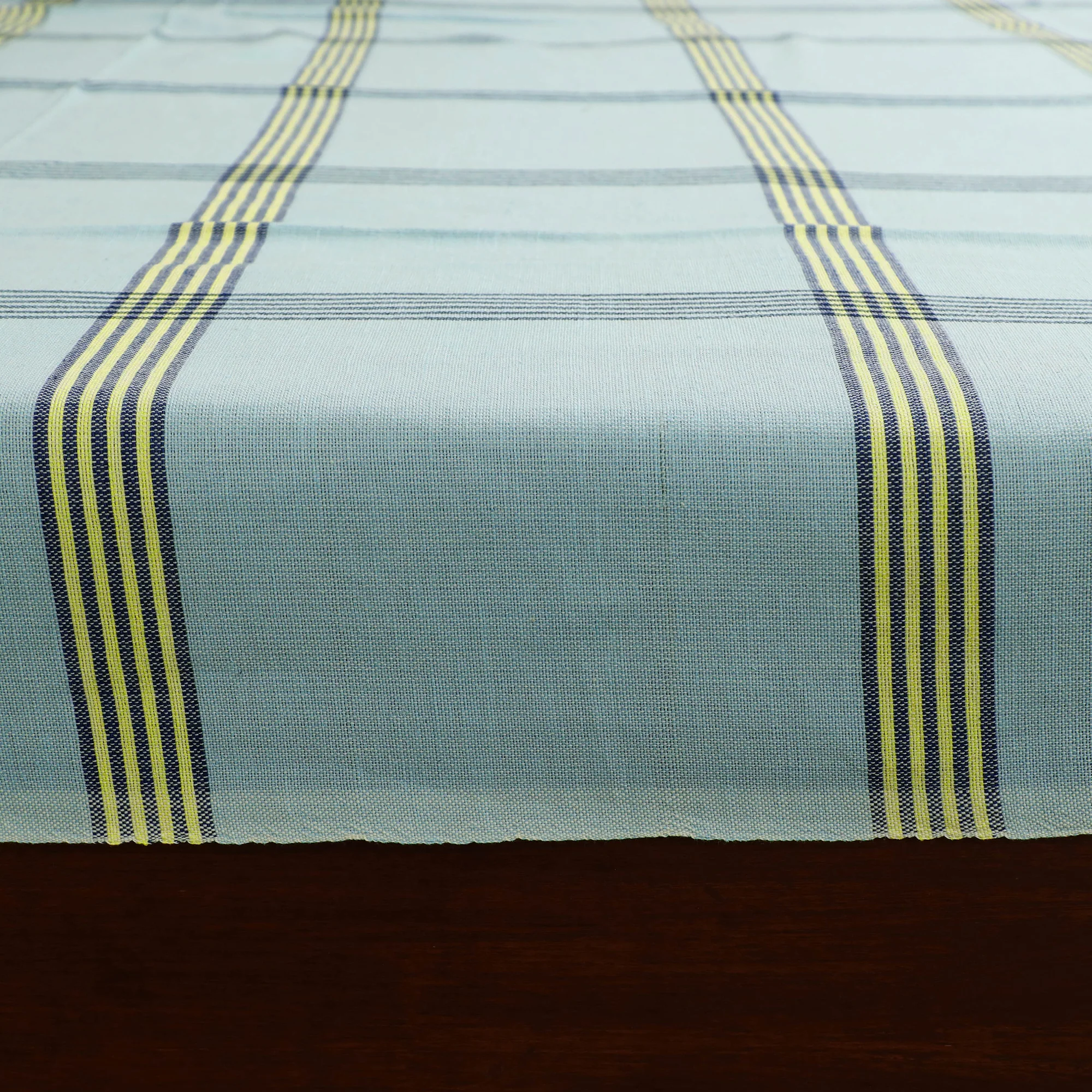 Handloom Cotton Double Bedsheet (108 x 90 in) 95 - Image 4