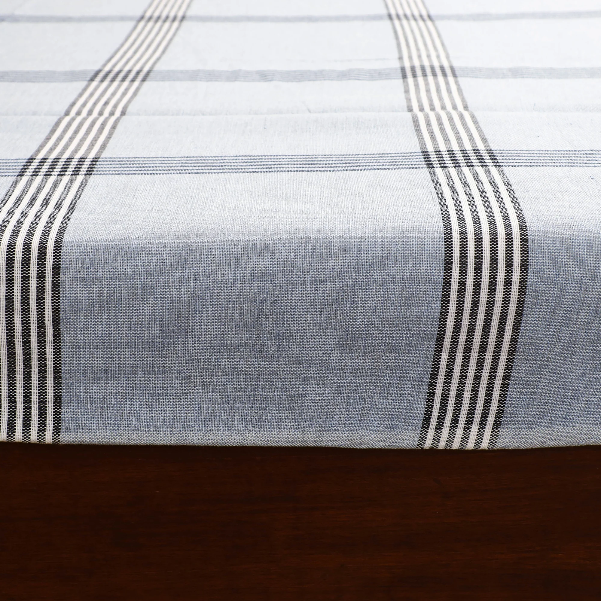Handloom Cotton Double Bedsheet (108 x 90 in) 97 - Image 4