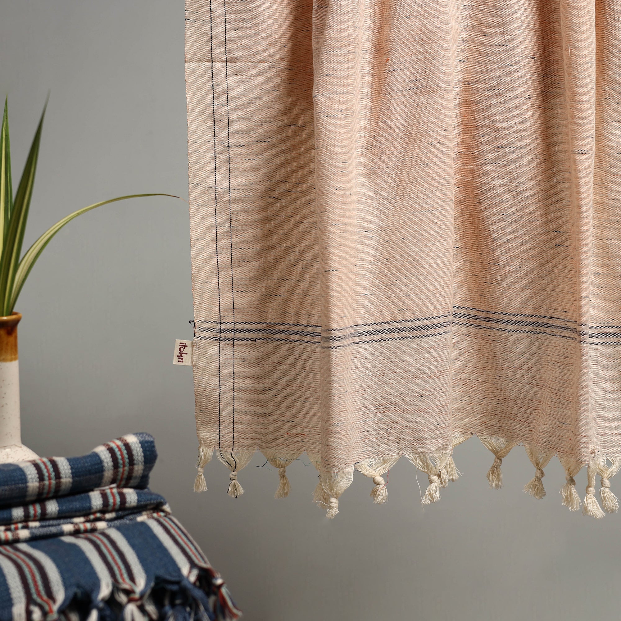 Handloom Fine Cotton Bath Towel 10 - Image 3
