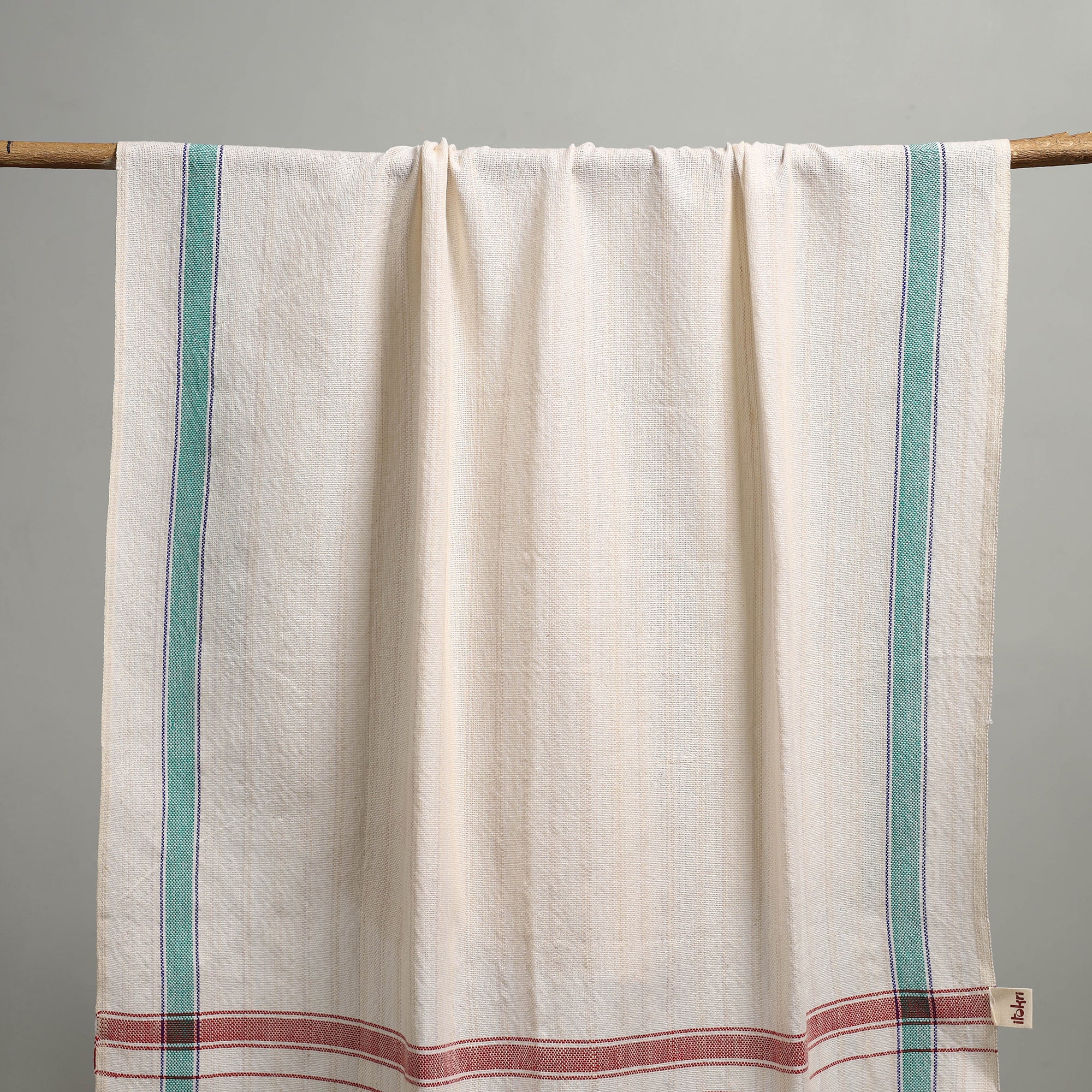 Handloom Fine Cotton Bath Towel 38 - Image 2