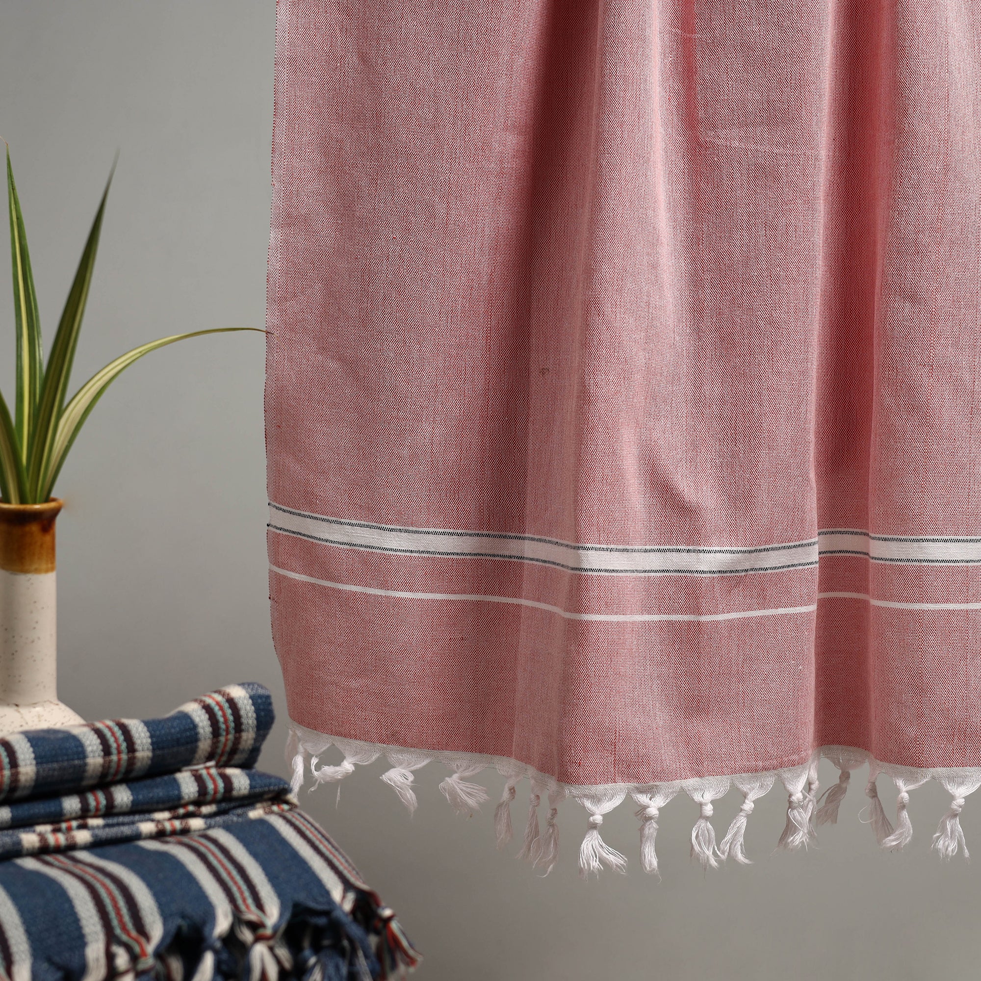 Handloom Fine Cotton Bath Towel 41 - Image 3