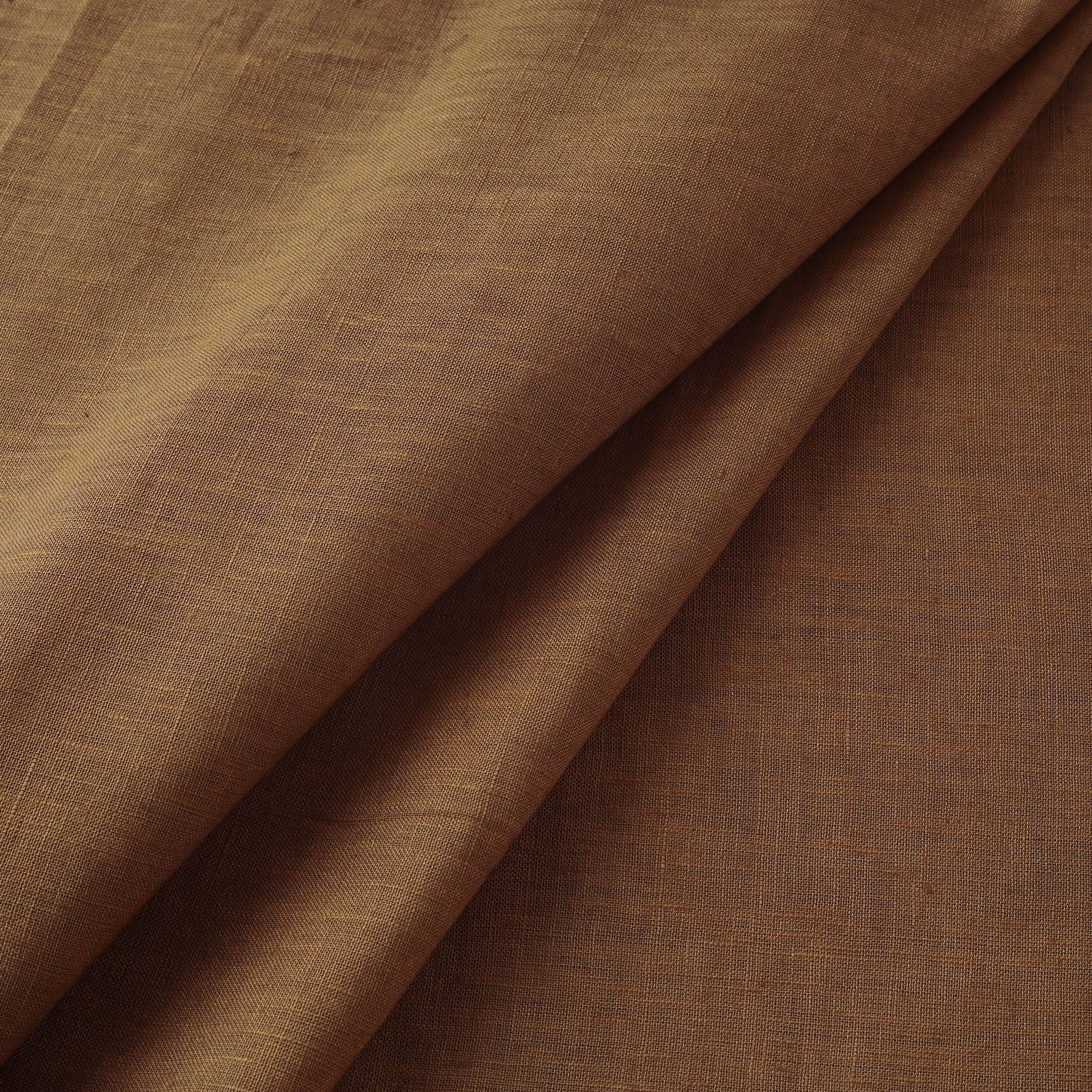Brown - Handloom Linen Bhagalpuri Fabric 02 - Image 2