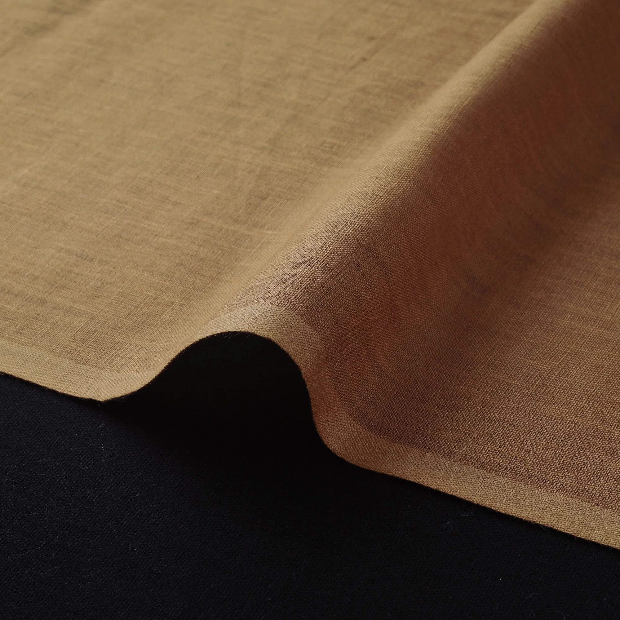 Brown - Handloom Linen Bhagalpuri Fabric 02 - Image 4