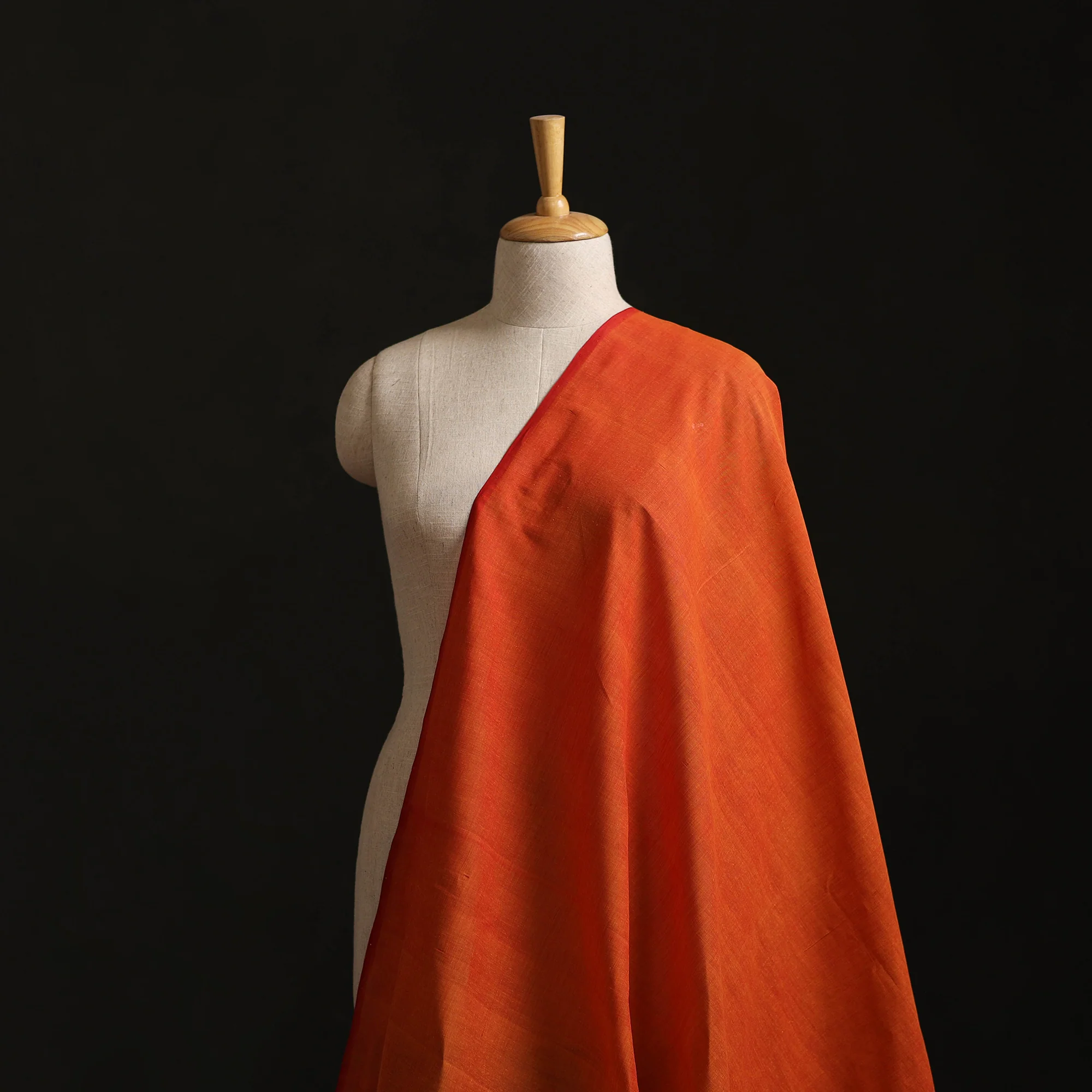 Handloom Mangalagiri Plain Cotton Fabric 02
