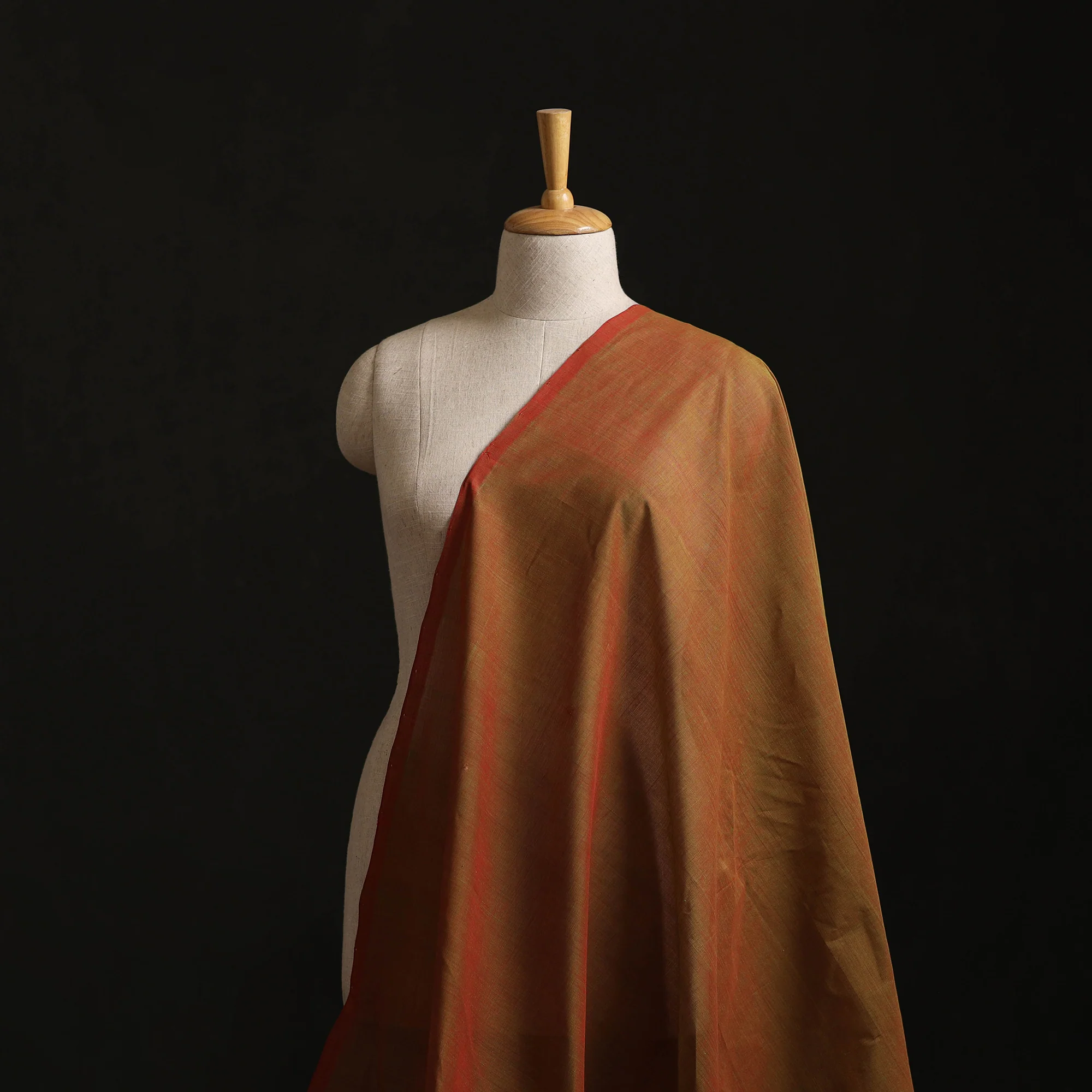 Handloom Mangalagiri Plain Cotton Fabric 17