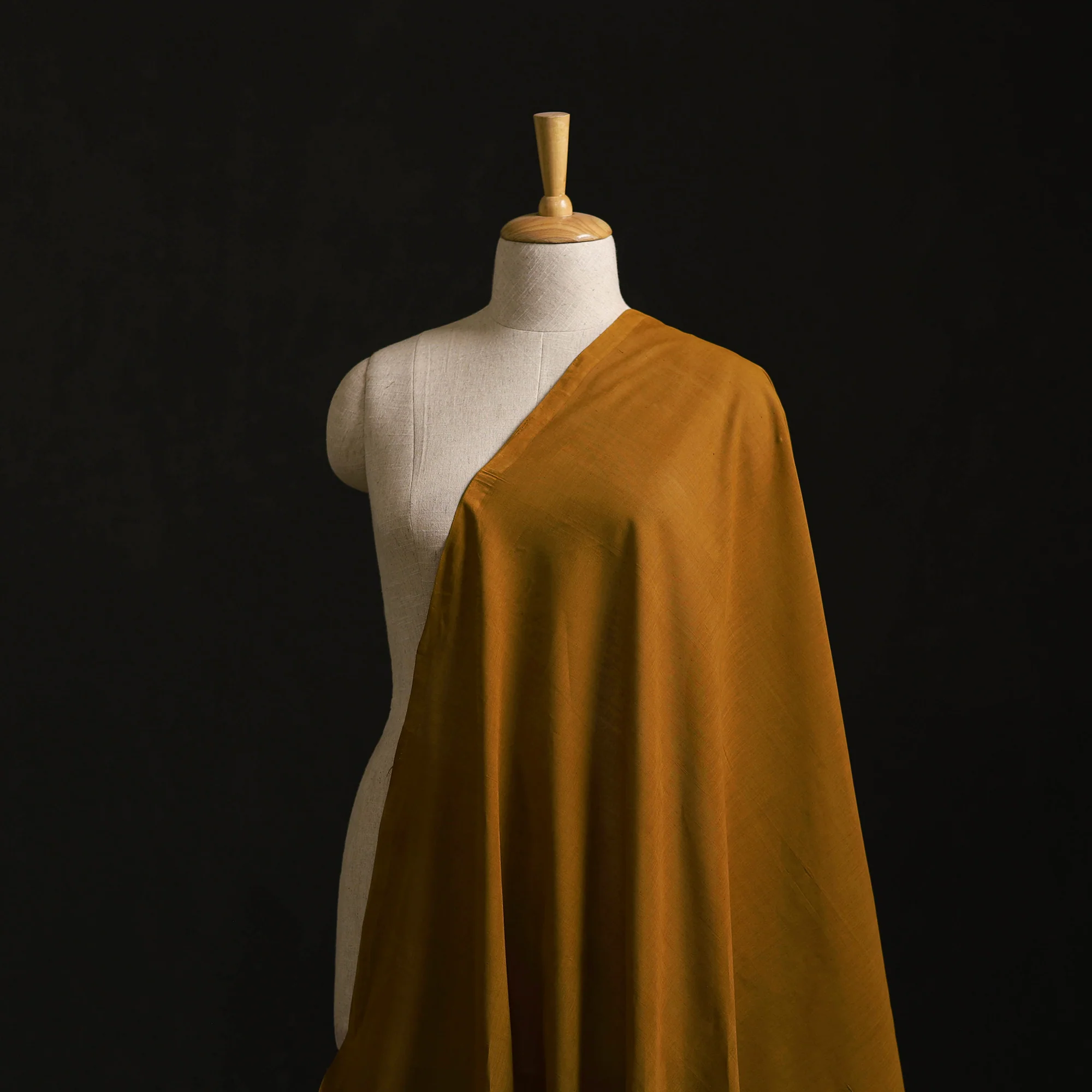 Handloom Mangalagiri Plain Cotton Fabric 18
