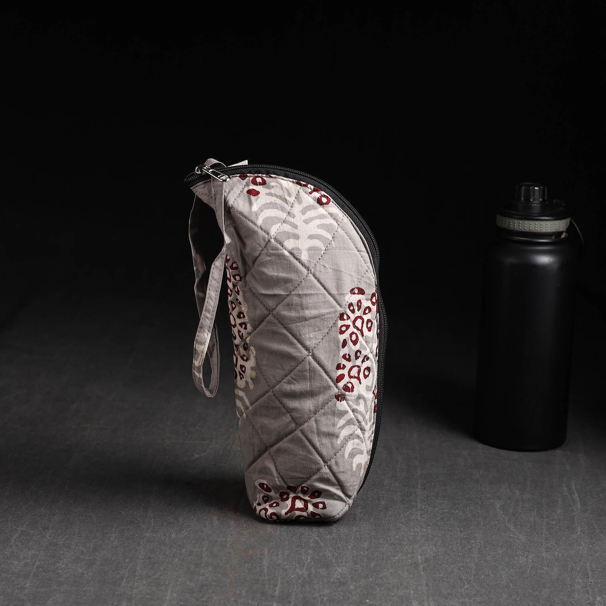 Grey - Handmade 1L Water Bottle Cover 21