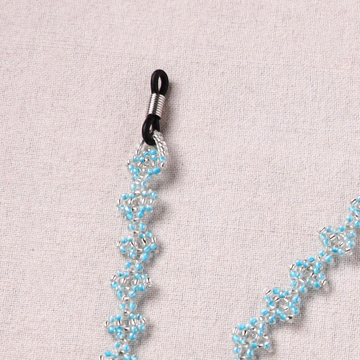Blue - Handmade Beadwork Spectacle Lanyard/Chashma Dori 20 - Image 3