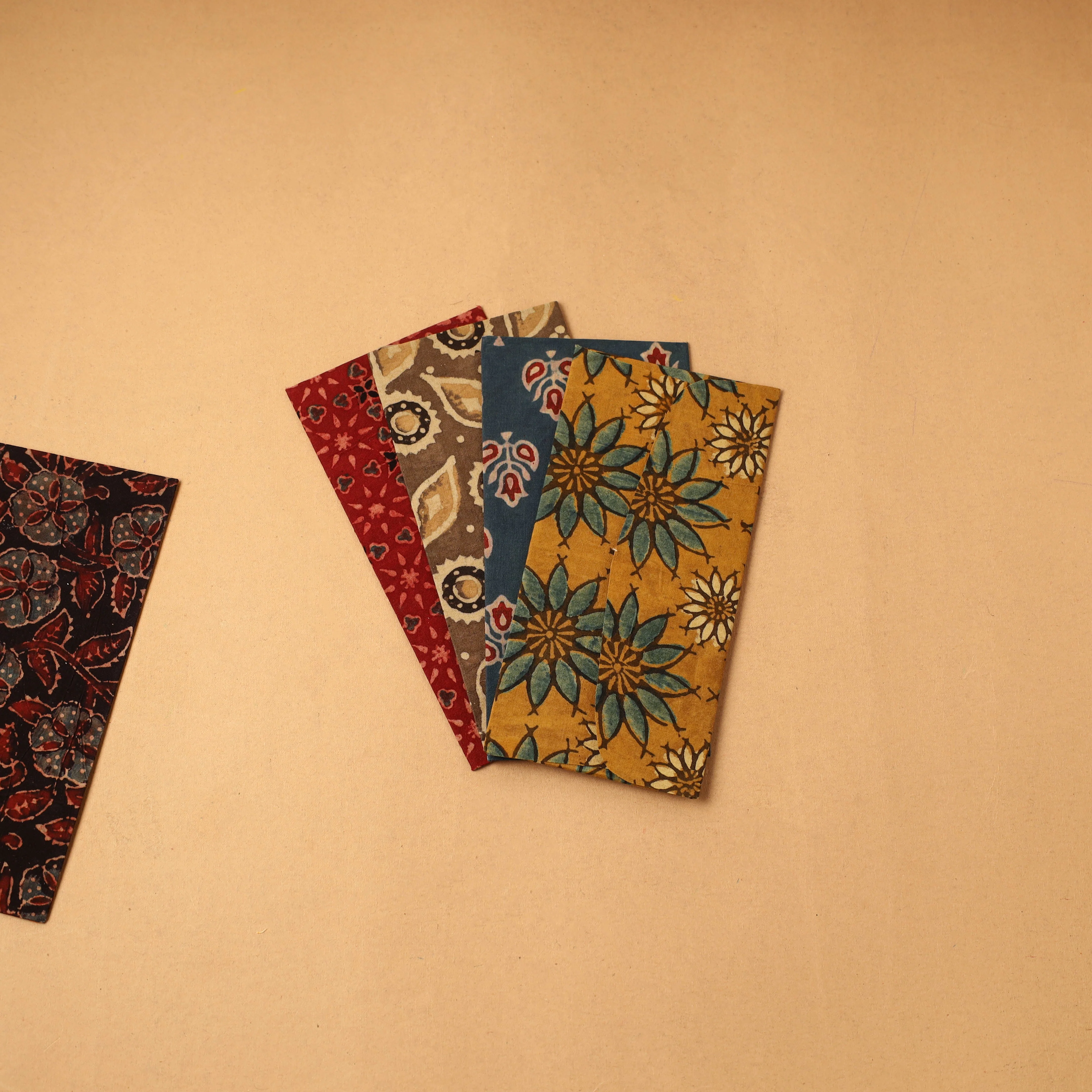 Handmade Fabric Envelope (Assorted Set of 5) 02 - Image 2