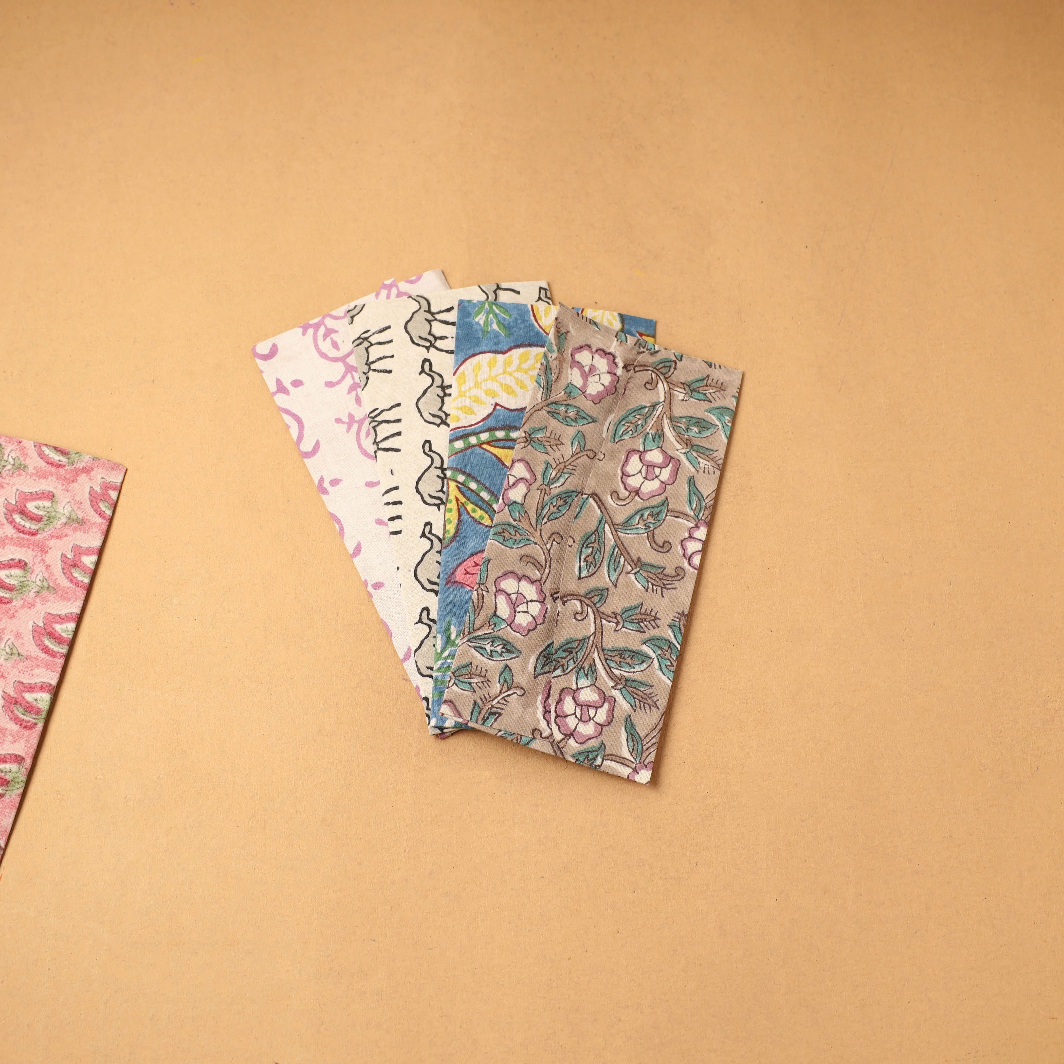 Handmade Fabric Envelope (Assorted Set of 5) 11 - Image 2