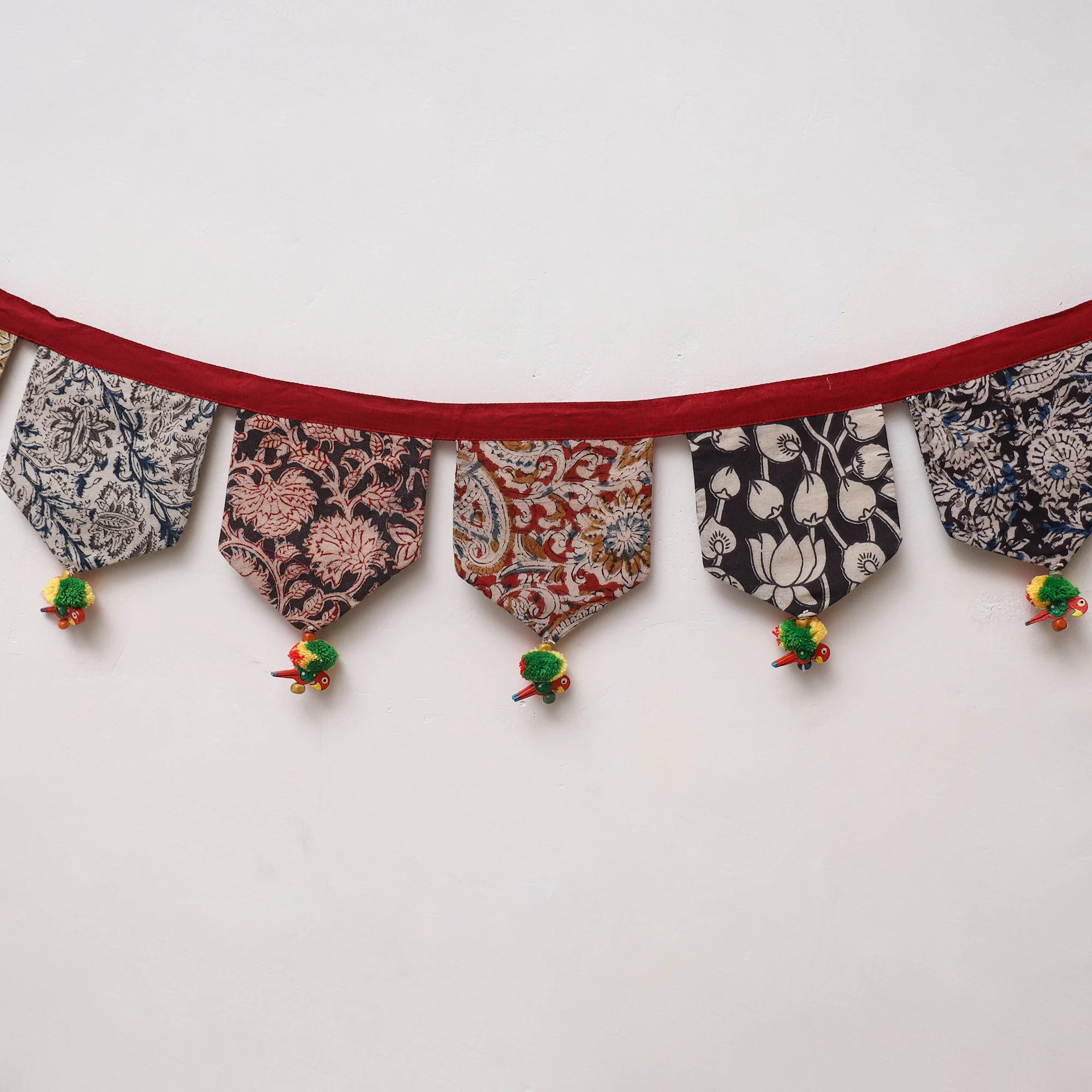 Multicolor - Handmade Fabric Toran for Home Decor 12 - Image 3