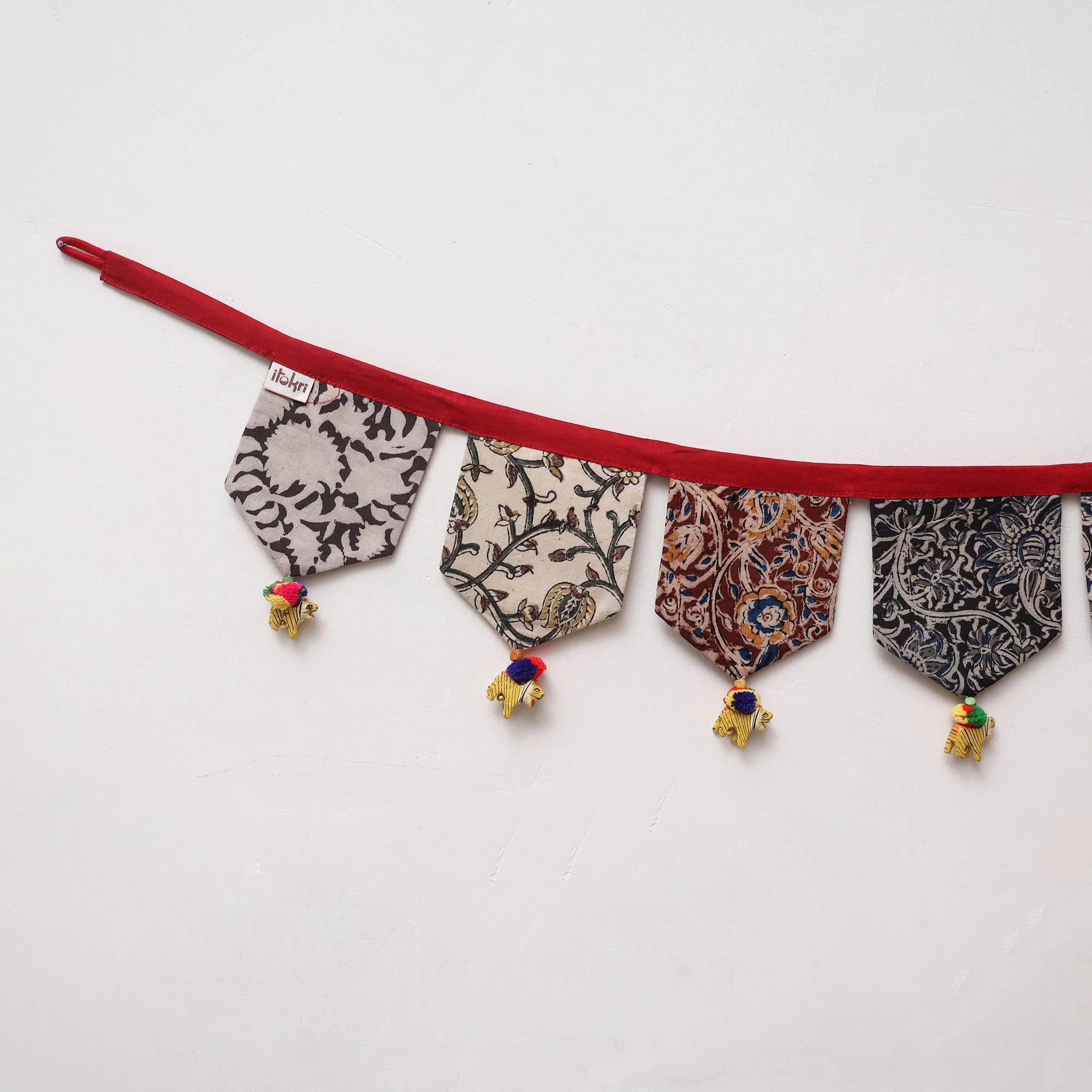 Multicolor - Handmade Fabric Toran for Home Decor 15 - Image 2