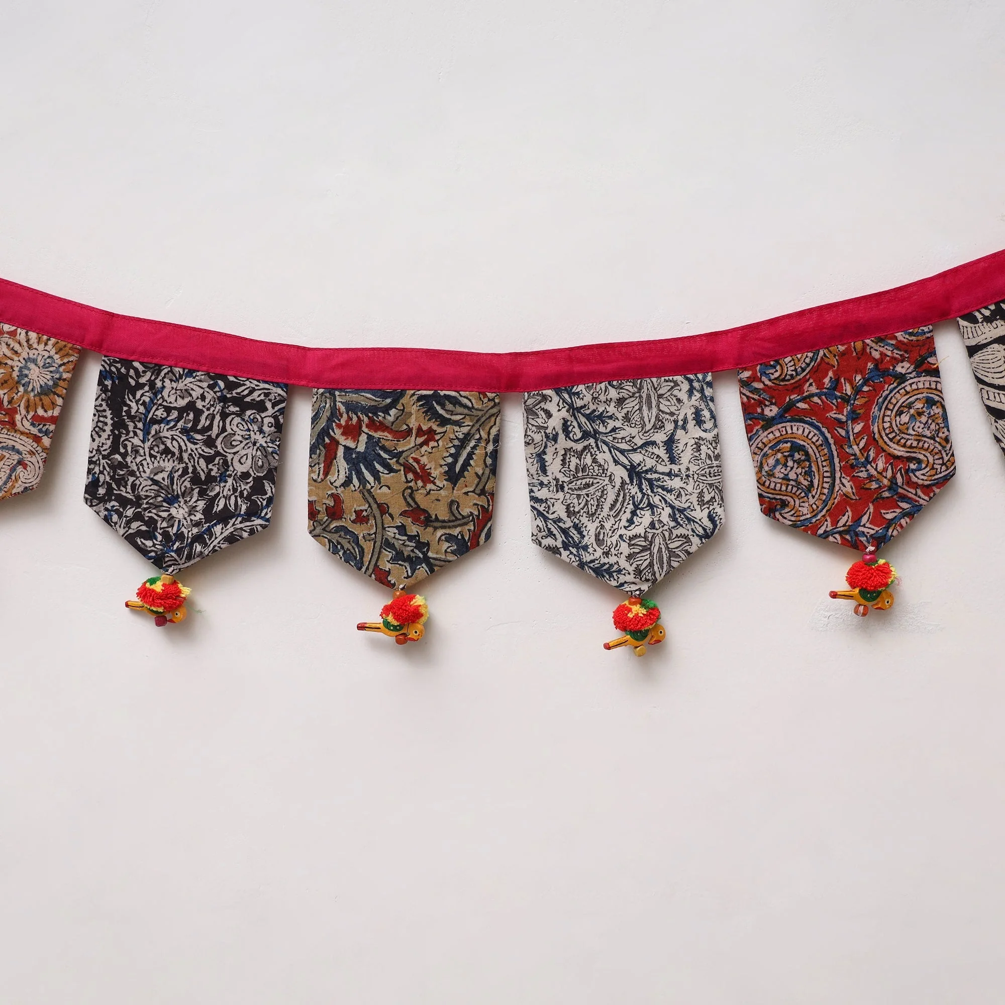 Multicolor - Handmade Fabric Toran for Home Decor 19 - Image 3