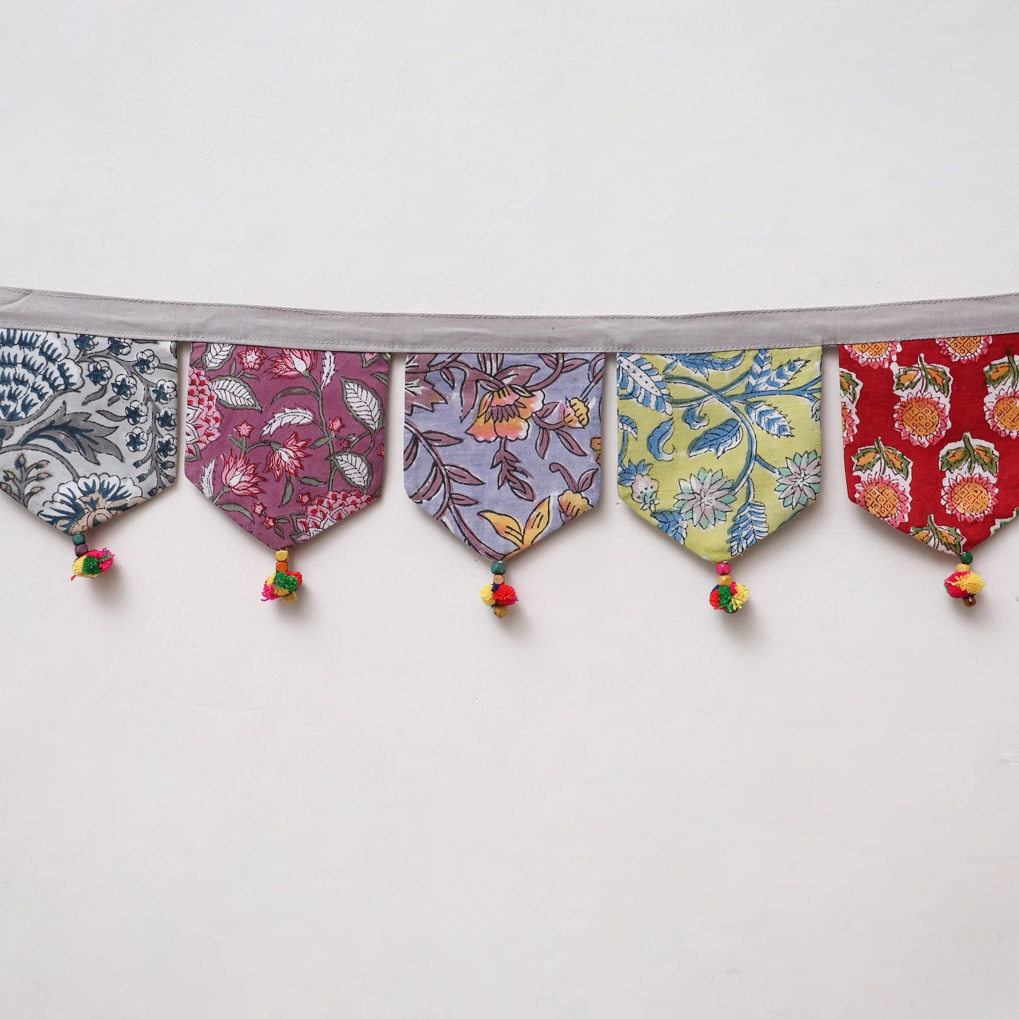 Multicolor - Handmade Fabric Toran for Home Decor 27 - Image 3