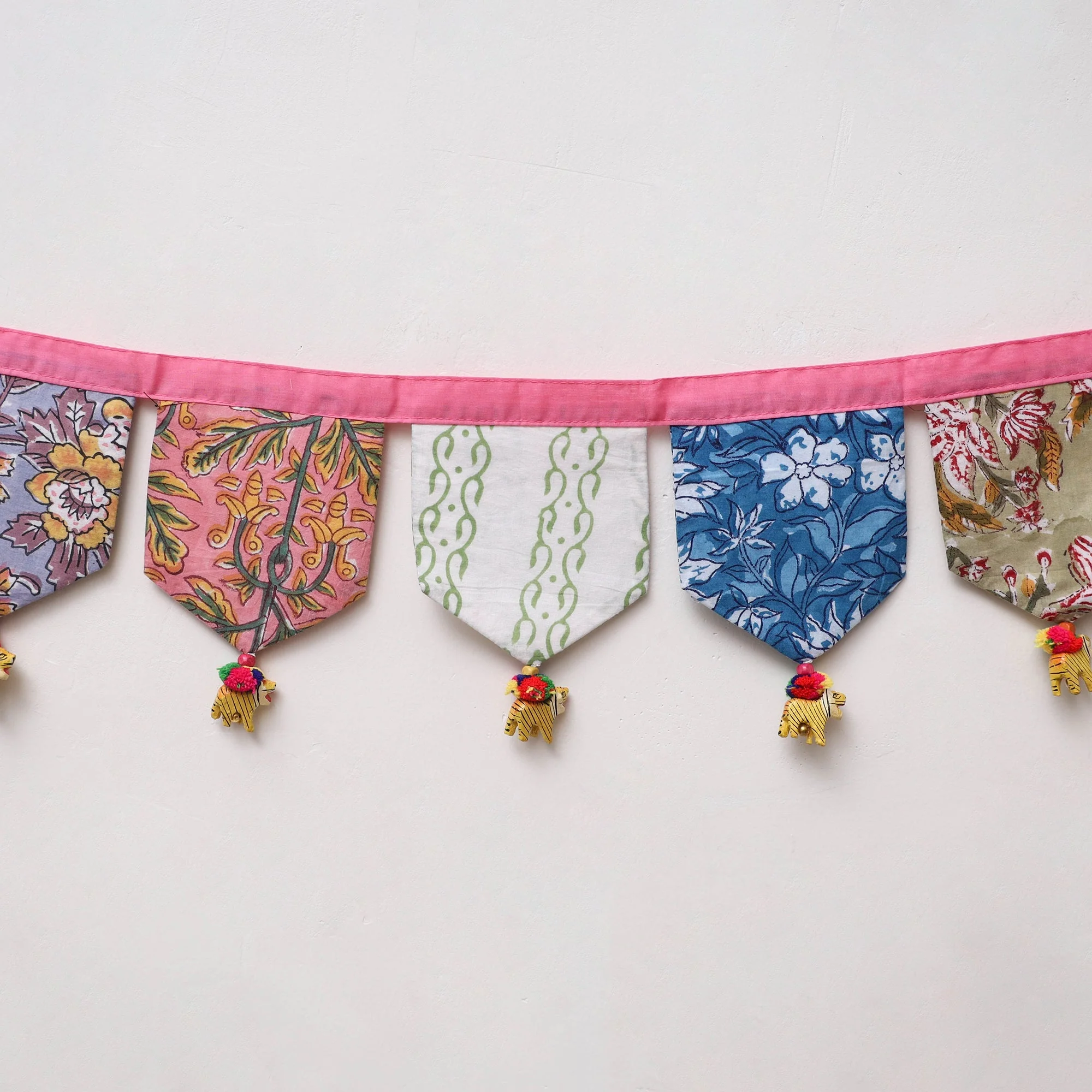 Multicolor - Handmade Fabric Toran for Home Decor 34 - Image 3
