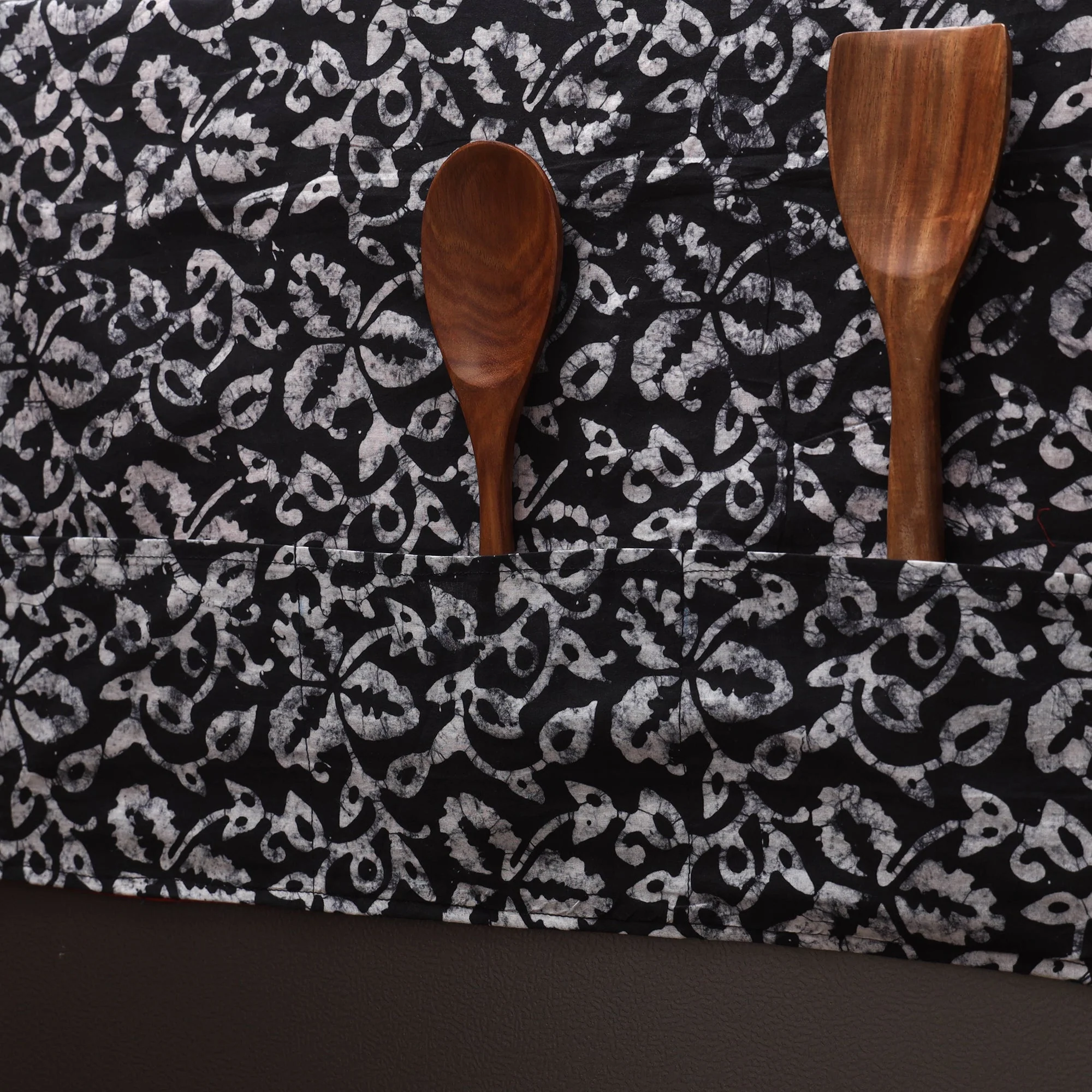 Black - Handmade Fridge Top Cover with Multiple Pockets 57 - Image 2