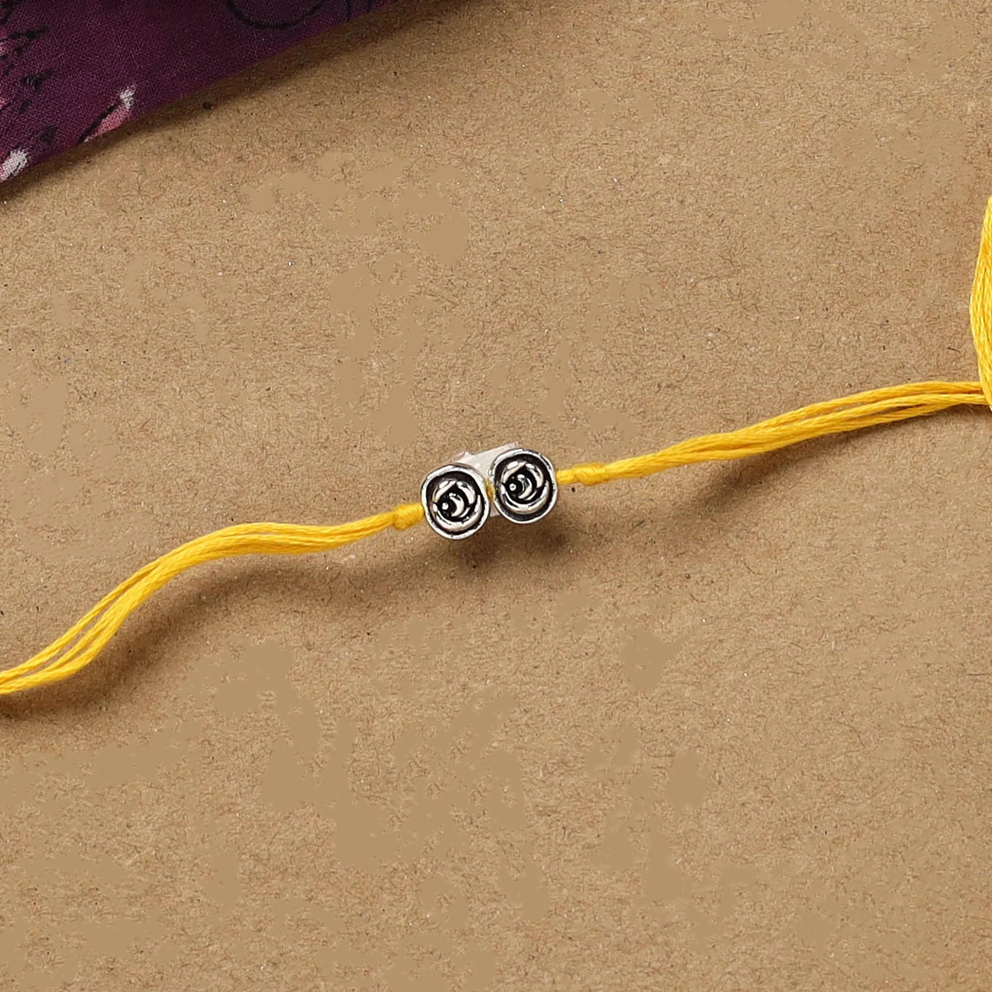 Rose - Handmade German Silver Rakhi 05 - Image 2