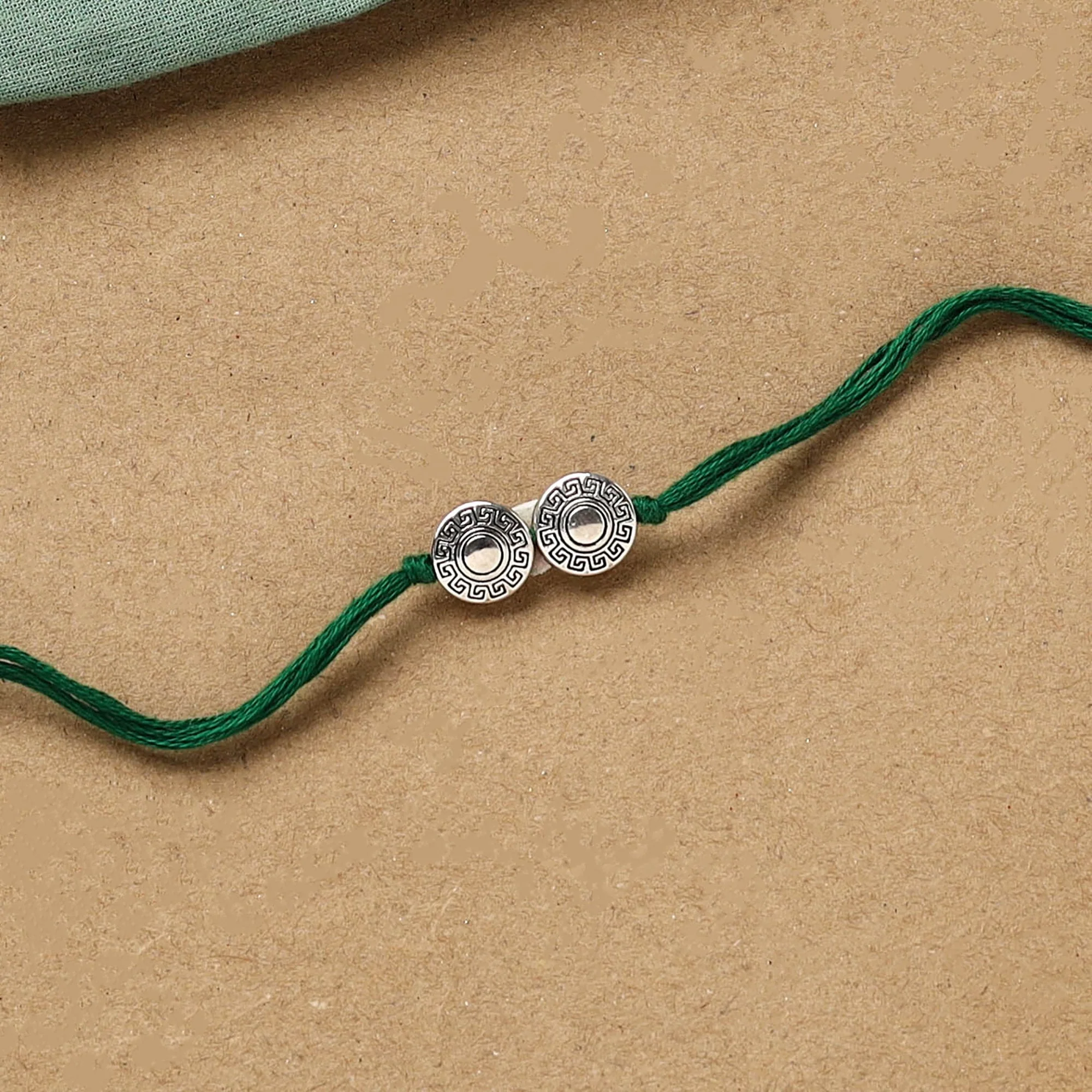 Handmade German Silver Rakhi 28 - Image 2