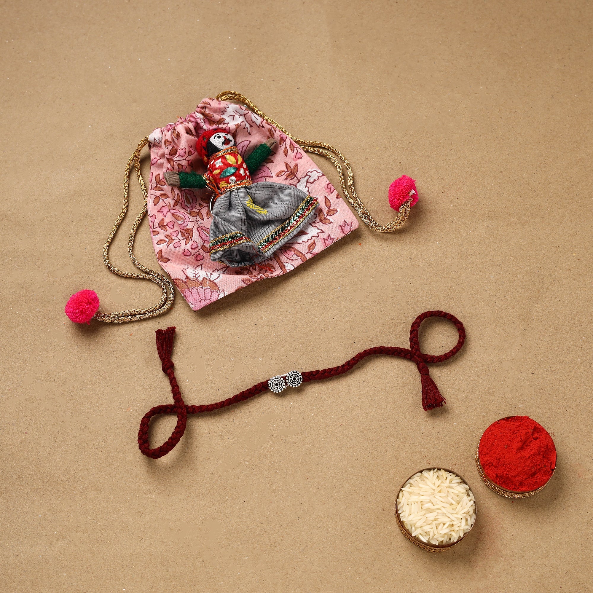Handmade German Silver Rakhi 32