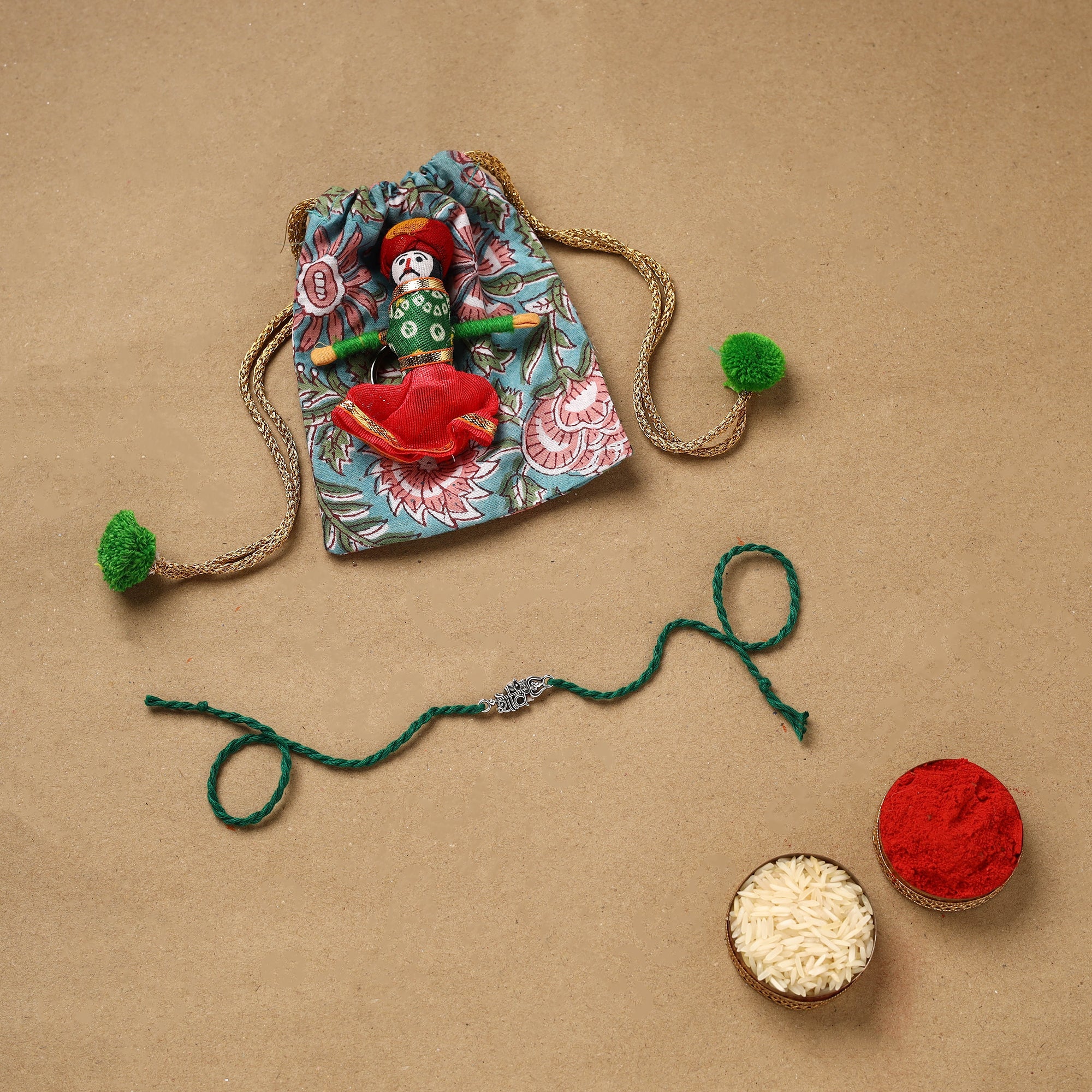 Shiv Ji - Handmade German Silver Rakhi 84
