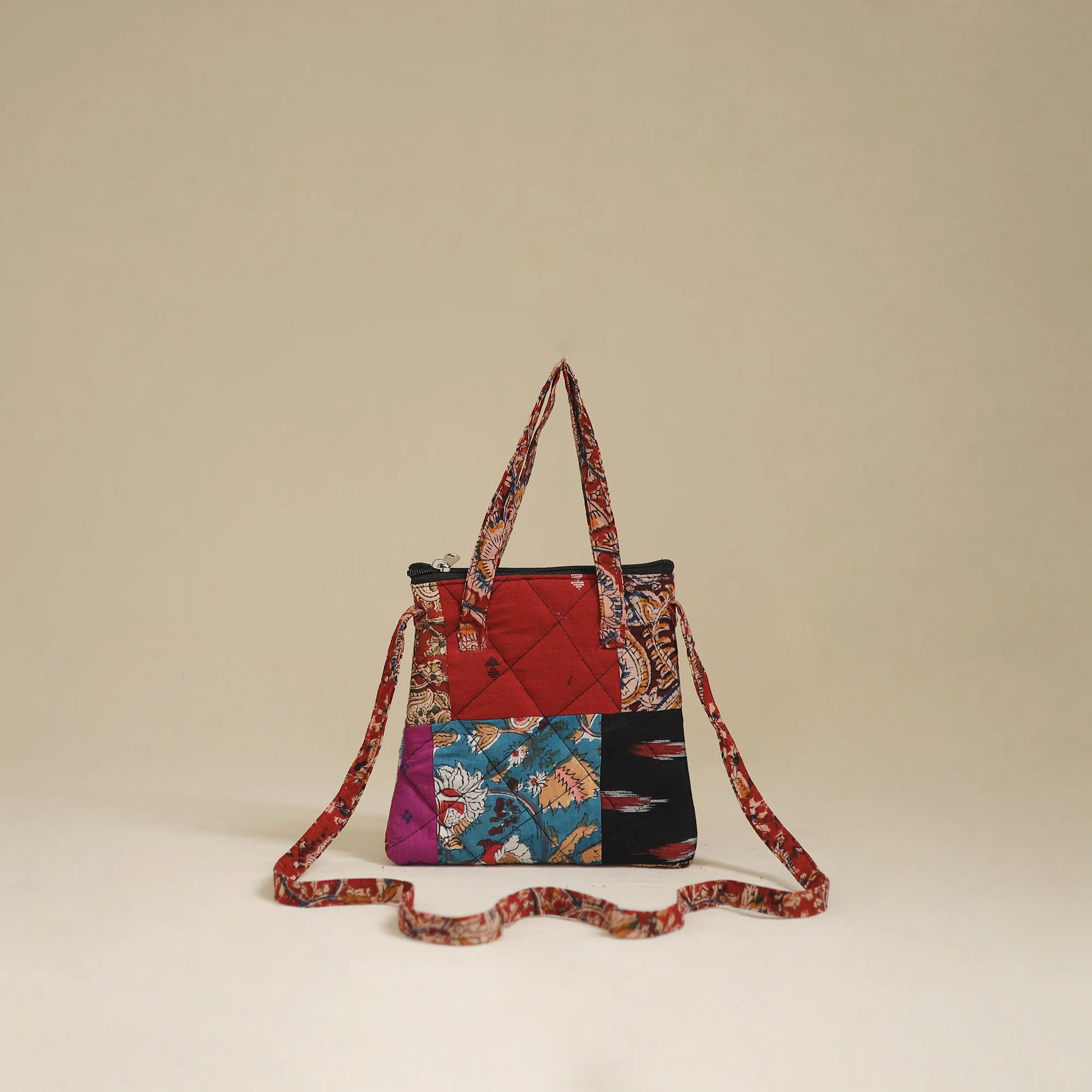 Handmade Quilted Patchwork Sling Bag 19