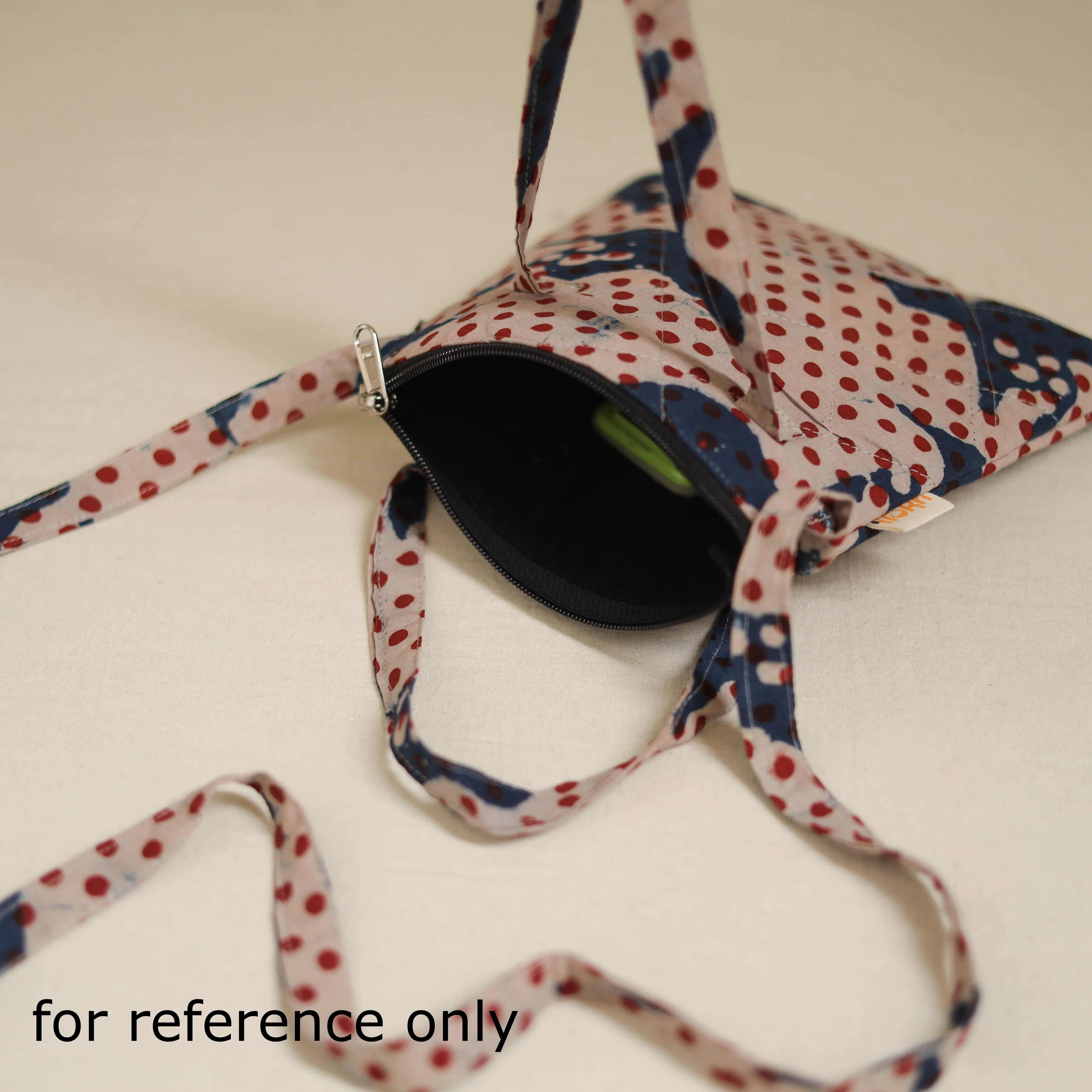 Handmade Quilted Patchwork Sling Bag 20 - Image 4
