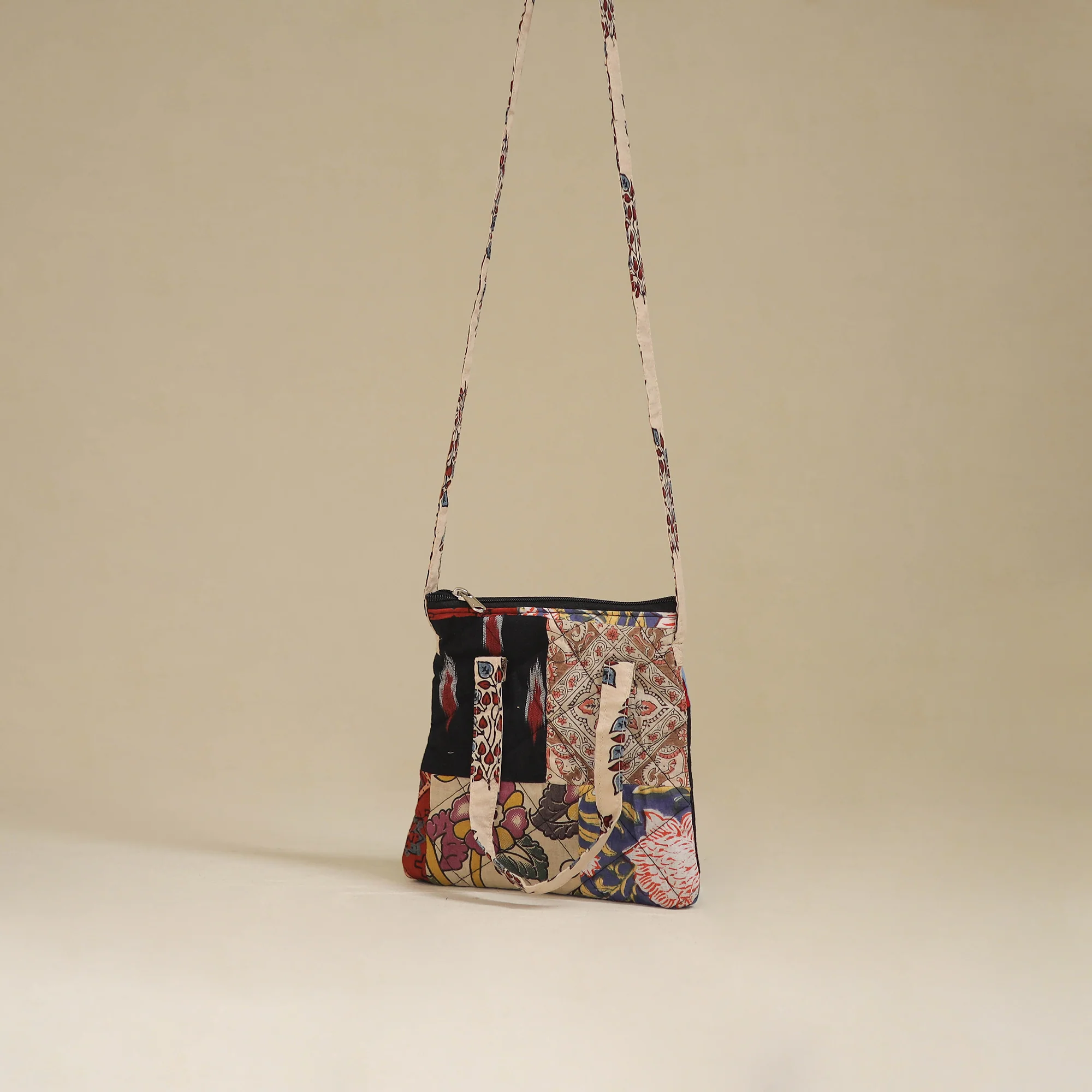 Handmade Quilted Patchwork Sling Bag 24 - Image 3