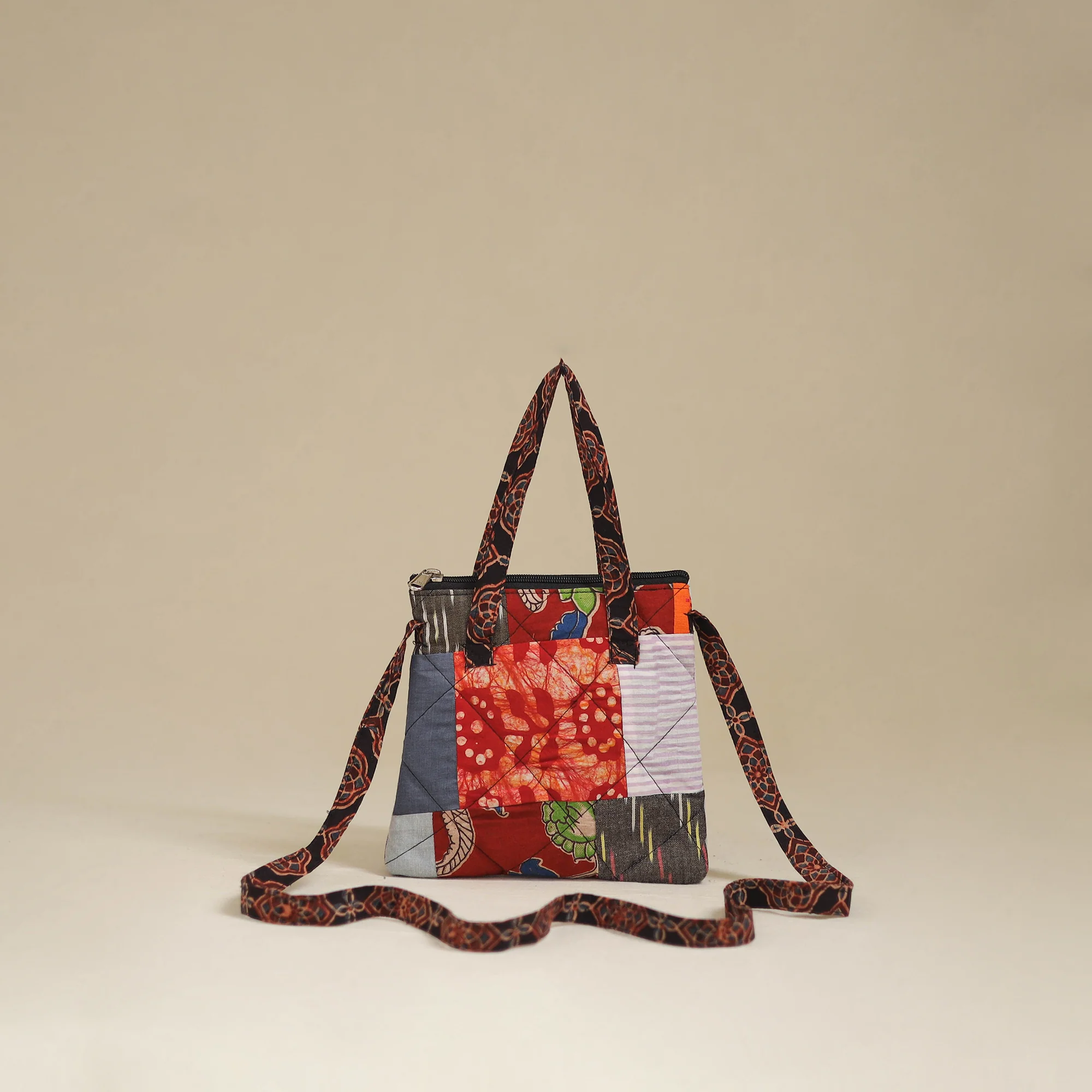 Handmade Quilted Patchwork Sling Bag 32