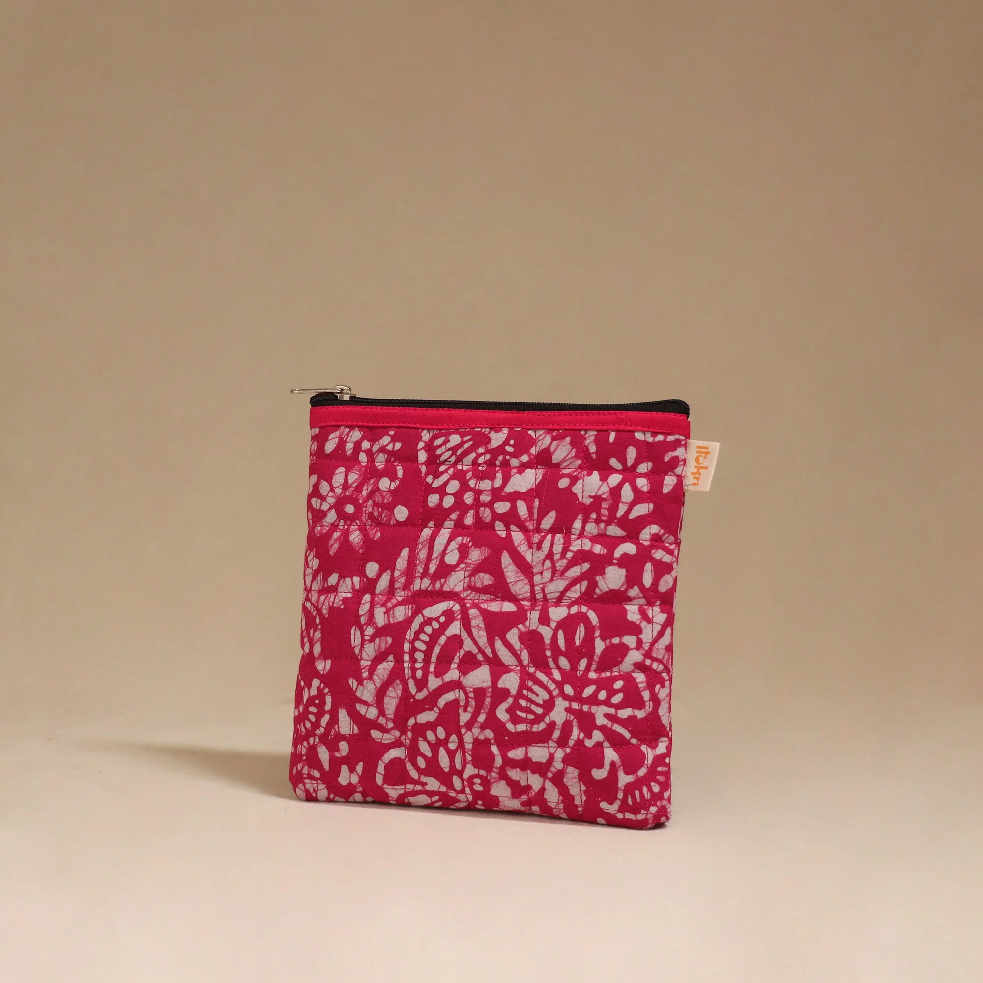 Pink - Handmade Quilted Utility Pouch 02 - Image 2