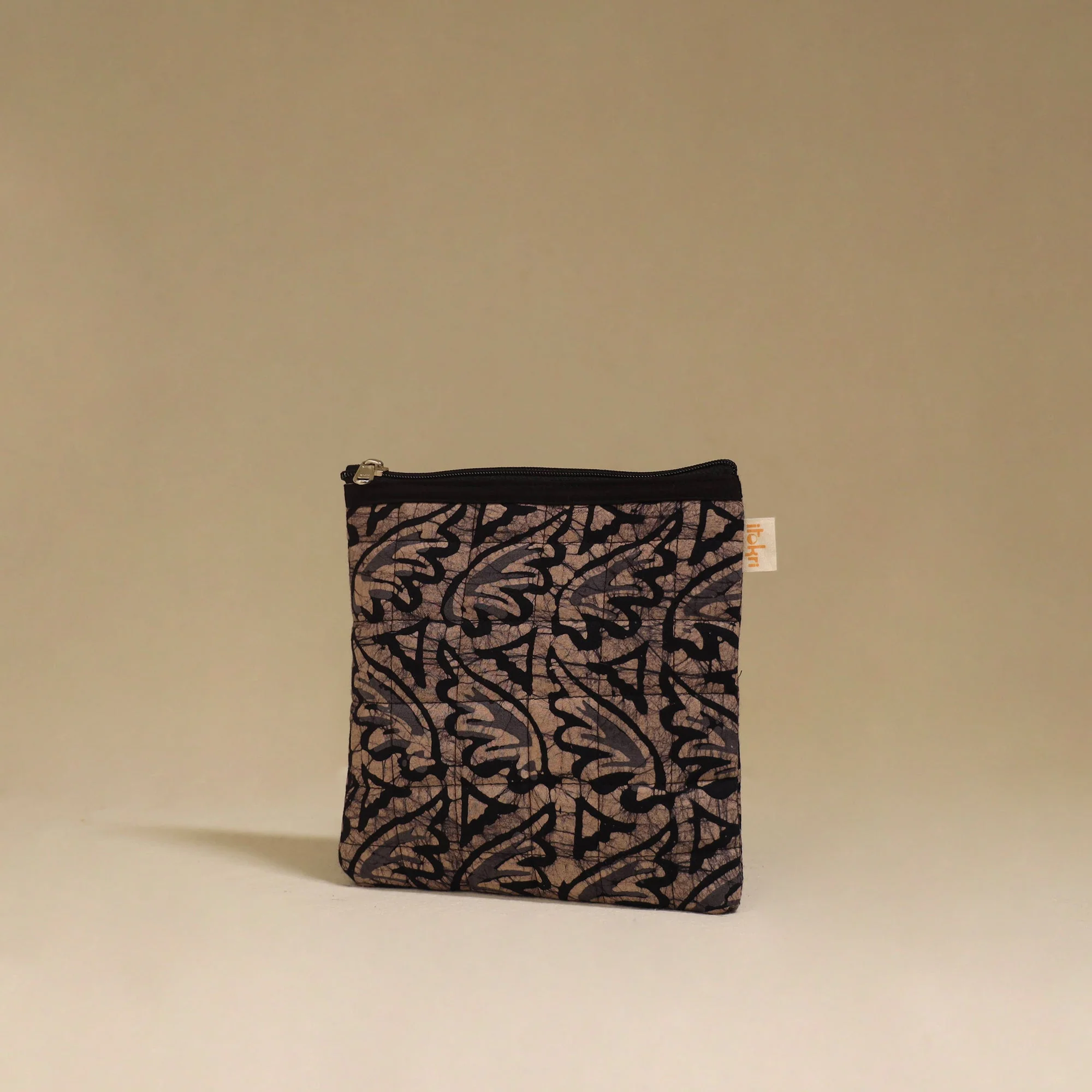 Brown - Handmade Quilted Utility Pouch 07 - Image 2