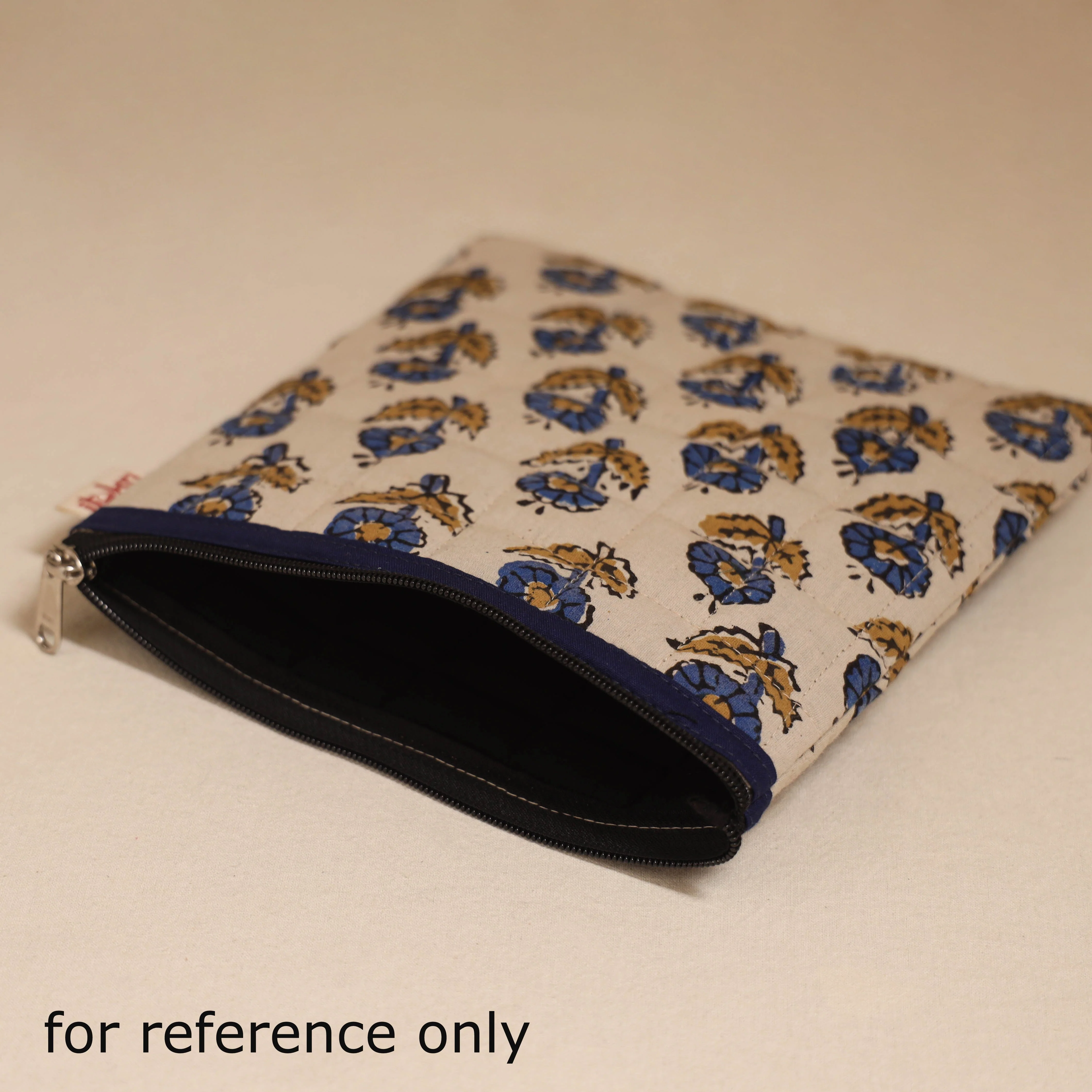 Brown - Handmade Quilted Utility Pouch 07 - Image 3