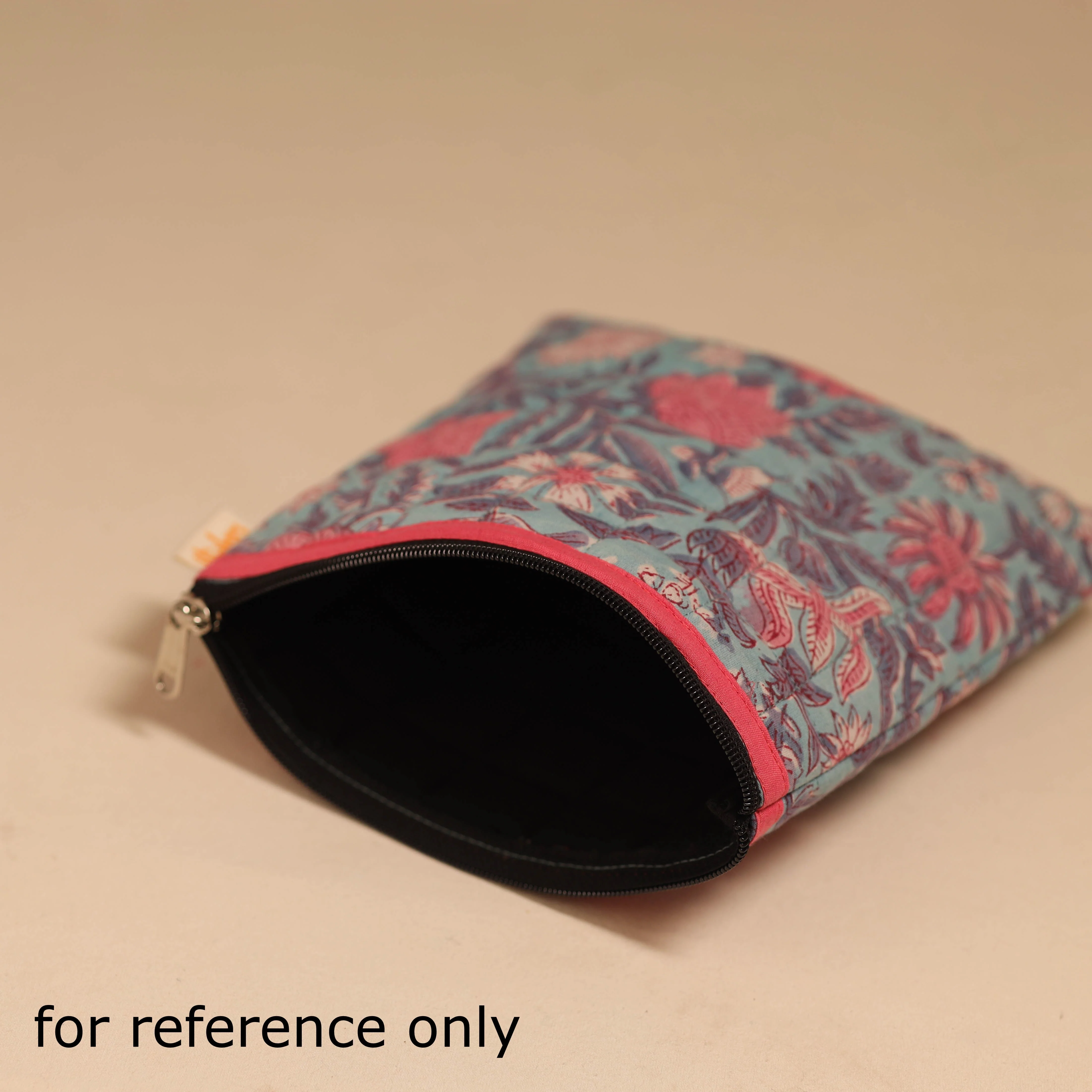 Green - Handmade Quilted Utility Pouch 10 - Image 4