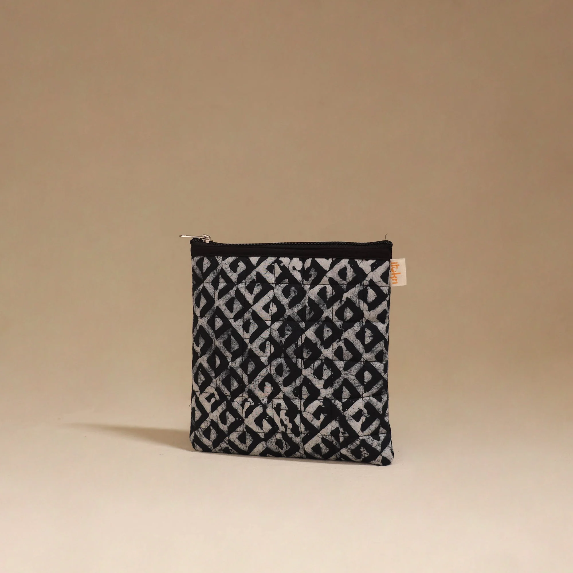 Black - Handmade Quilted Utility Pouch 24 - Image 2