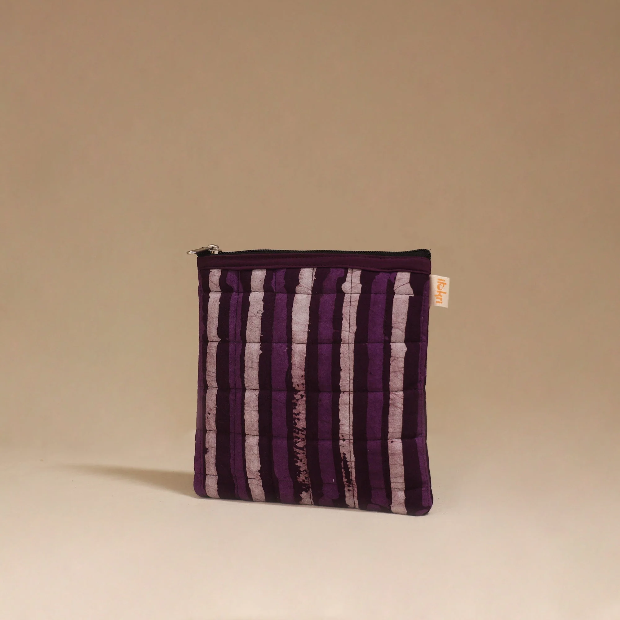 Purple - Handmade Quilted Utility Pouch 40 - Image 2