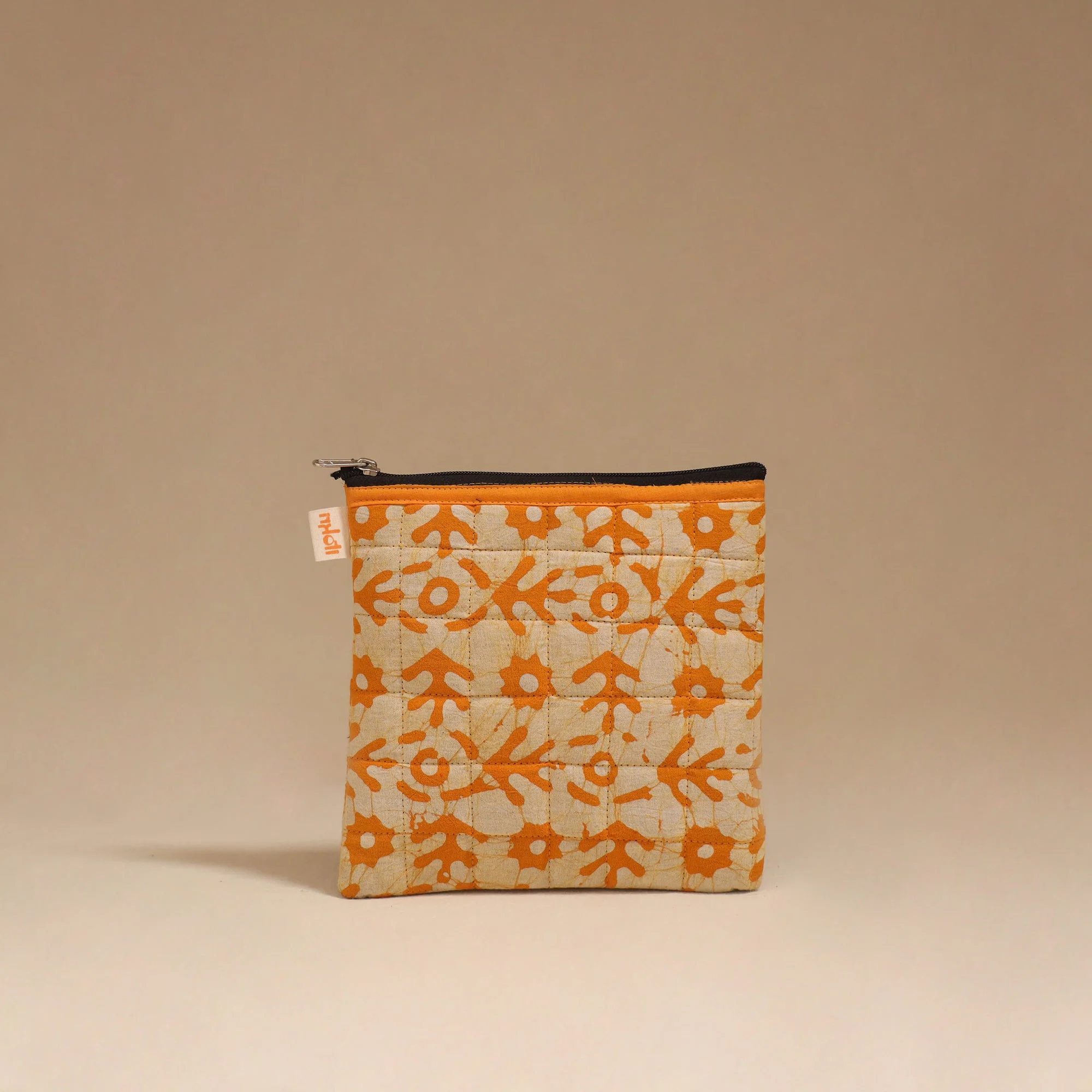 Yellow - Handmade Quilted Utility Pouch 41