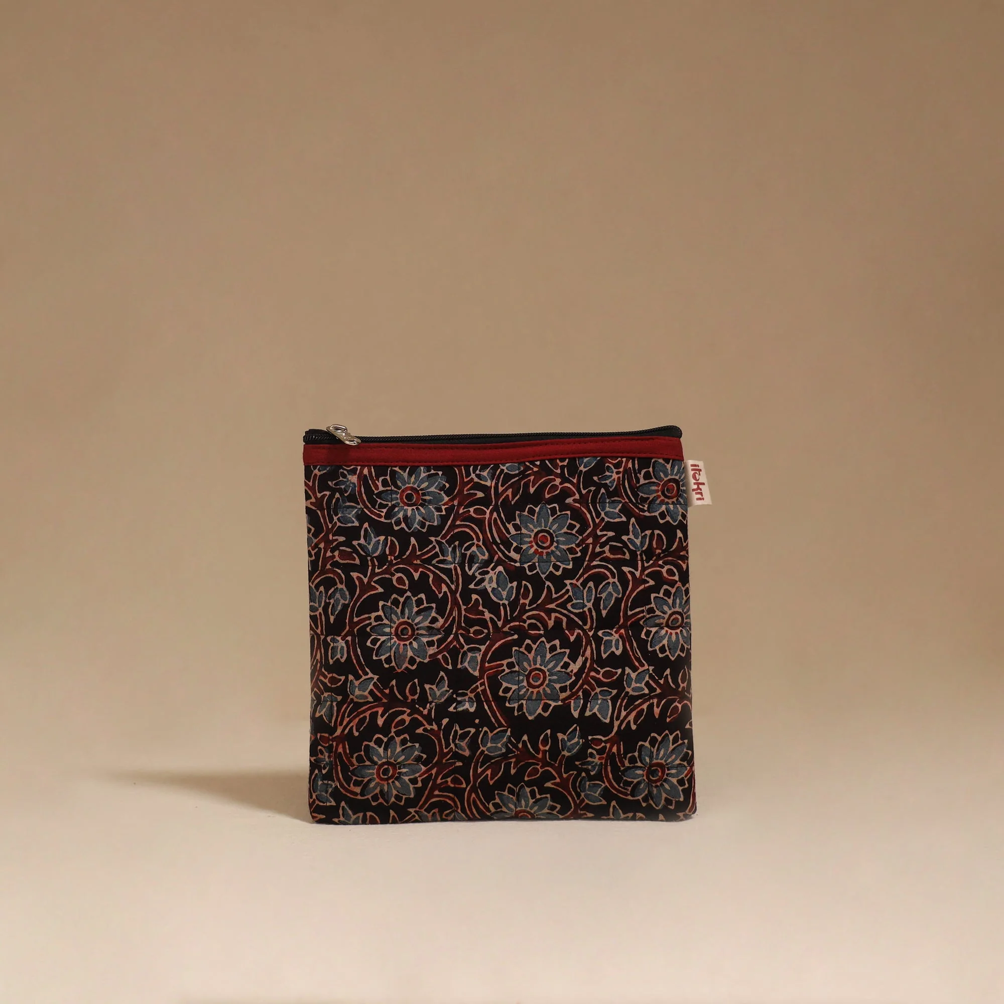 Black - Handmade Quilted Utility Pouch 45