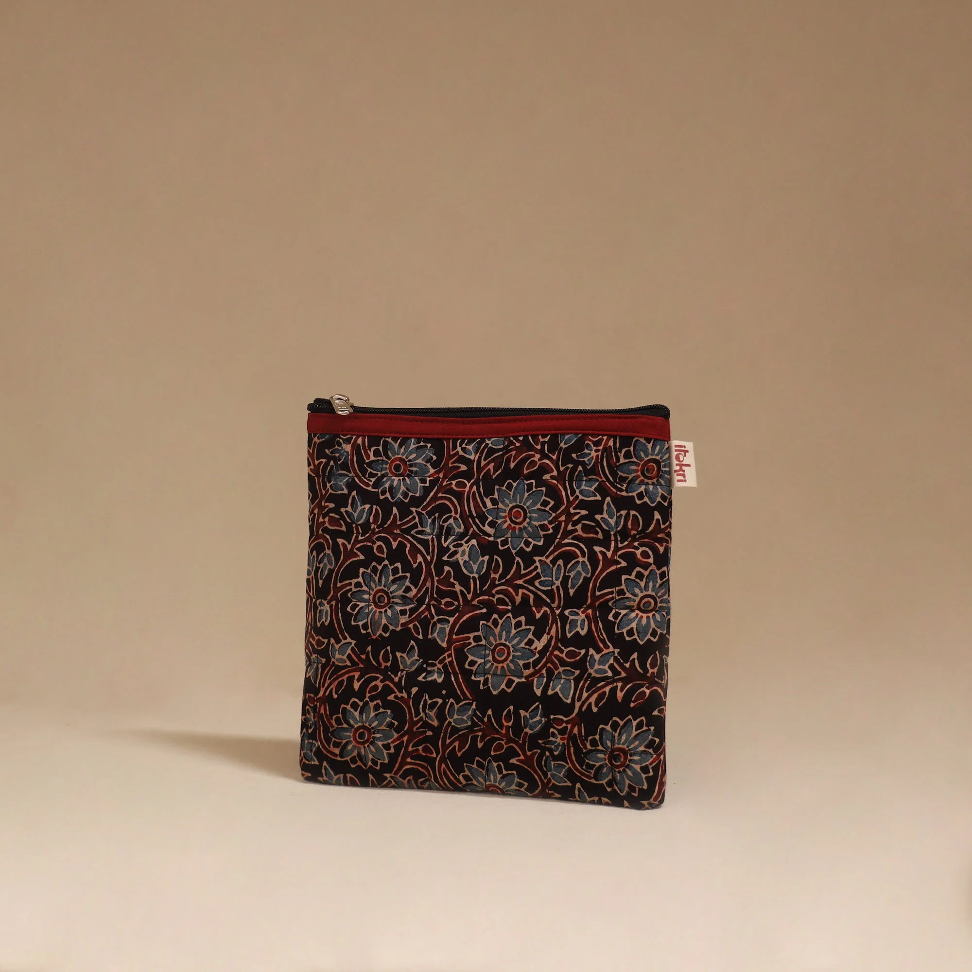 Black - Handmade Quilted Utility Pouch 45 - Image 2