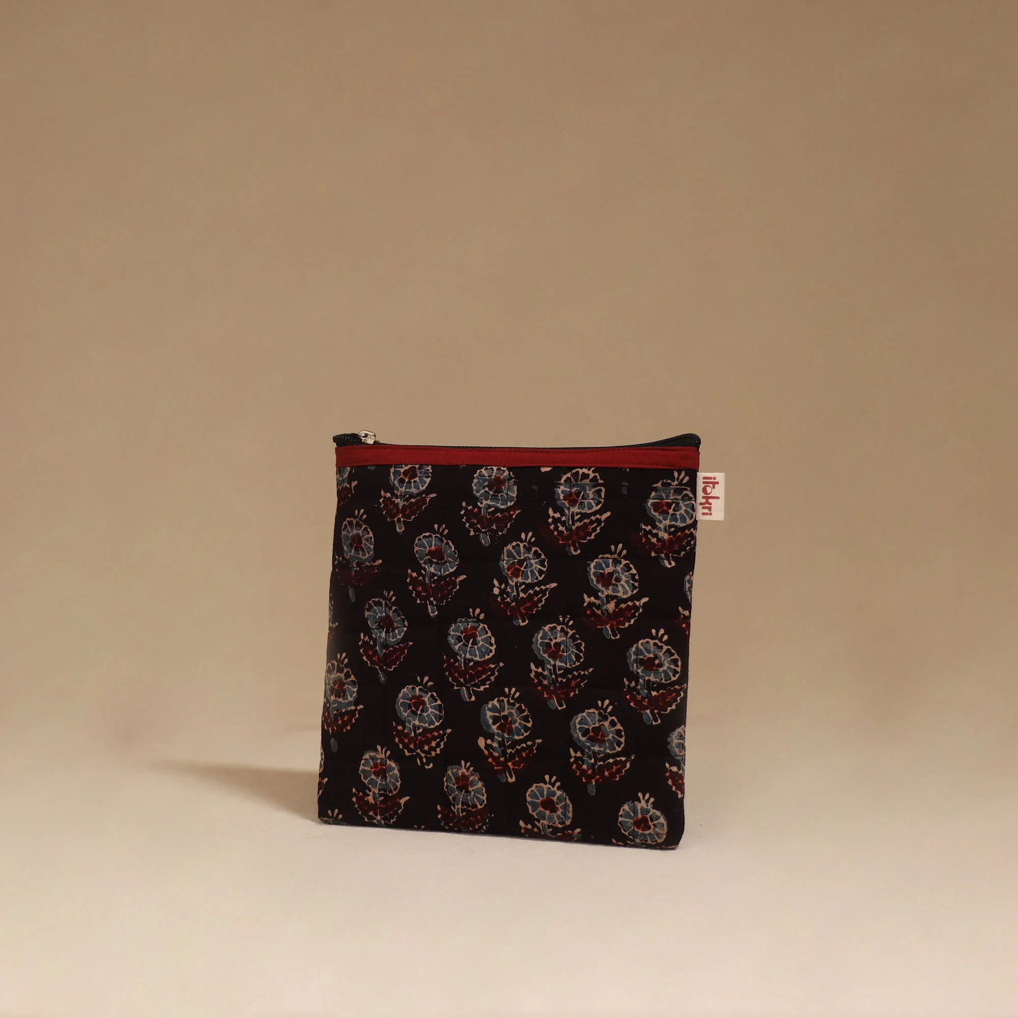 Black - Handmade Quilted Utility Pouch 47 - Image 2